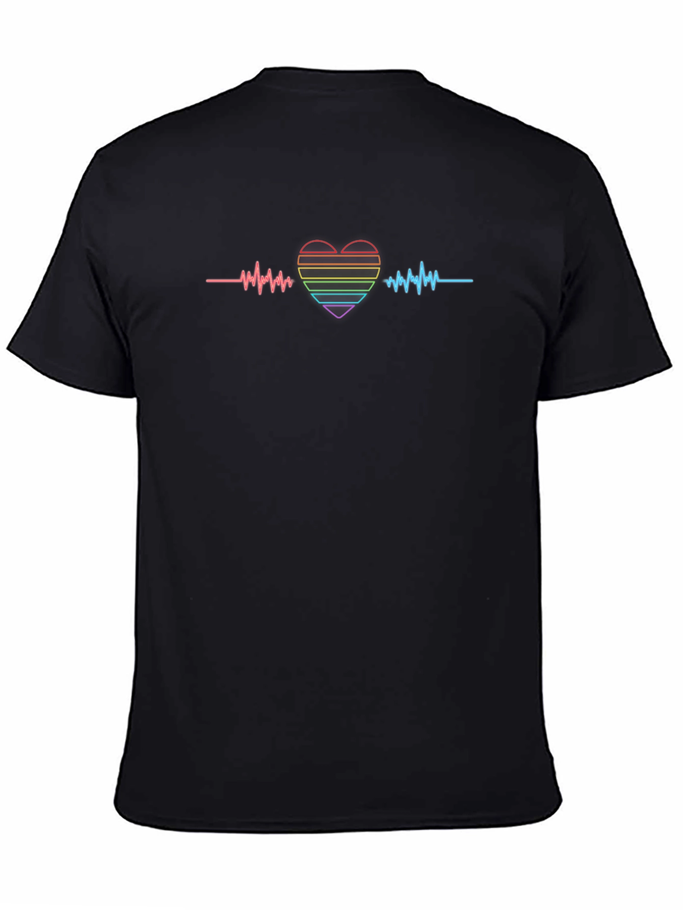 LGBT Pride Heartbeat Graphic Tee