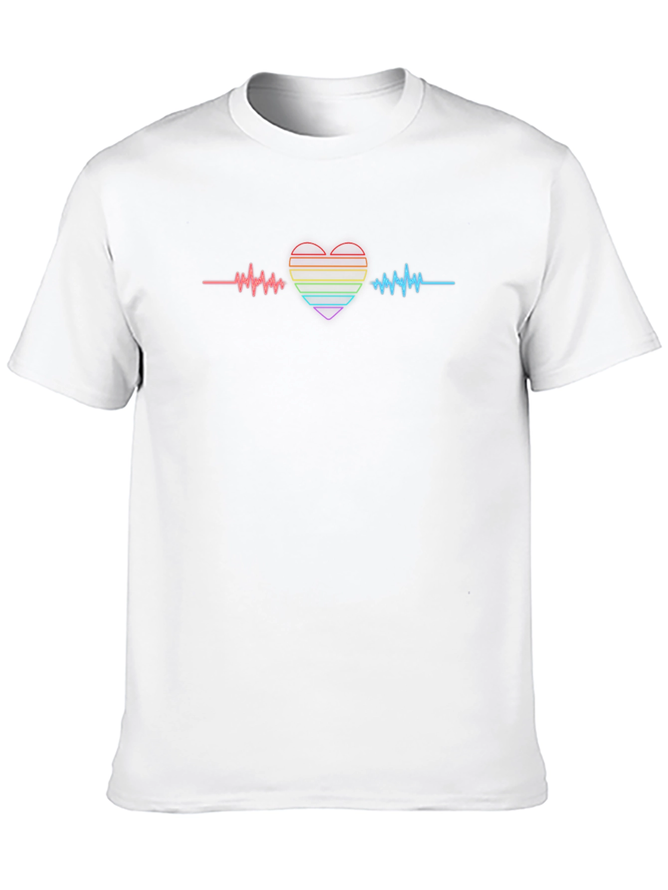 LGBT Pride Heartbeat Graphic Tee