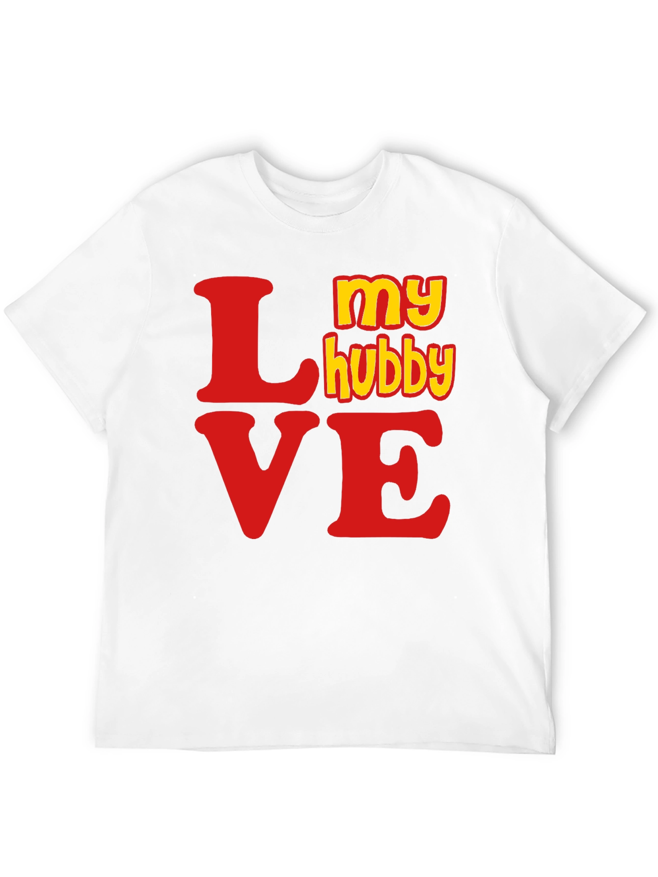 My Hubby Love Graphic Tee - Black