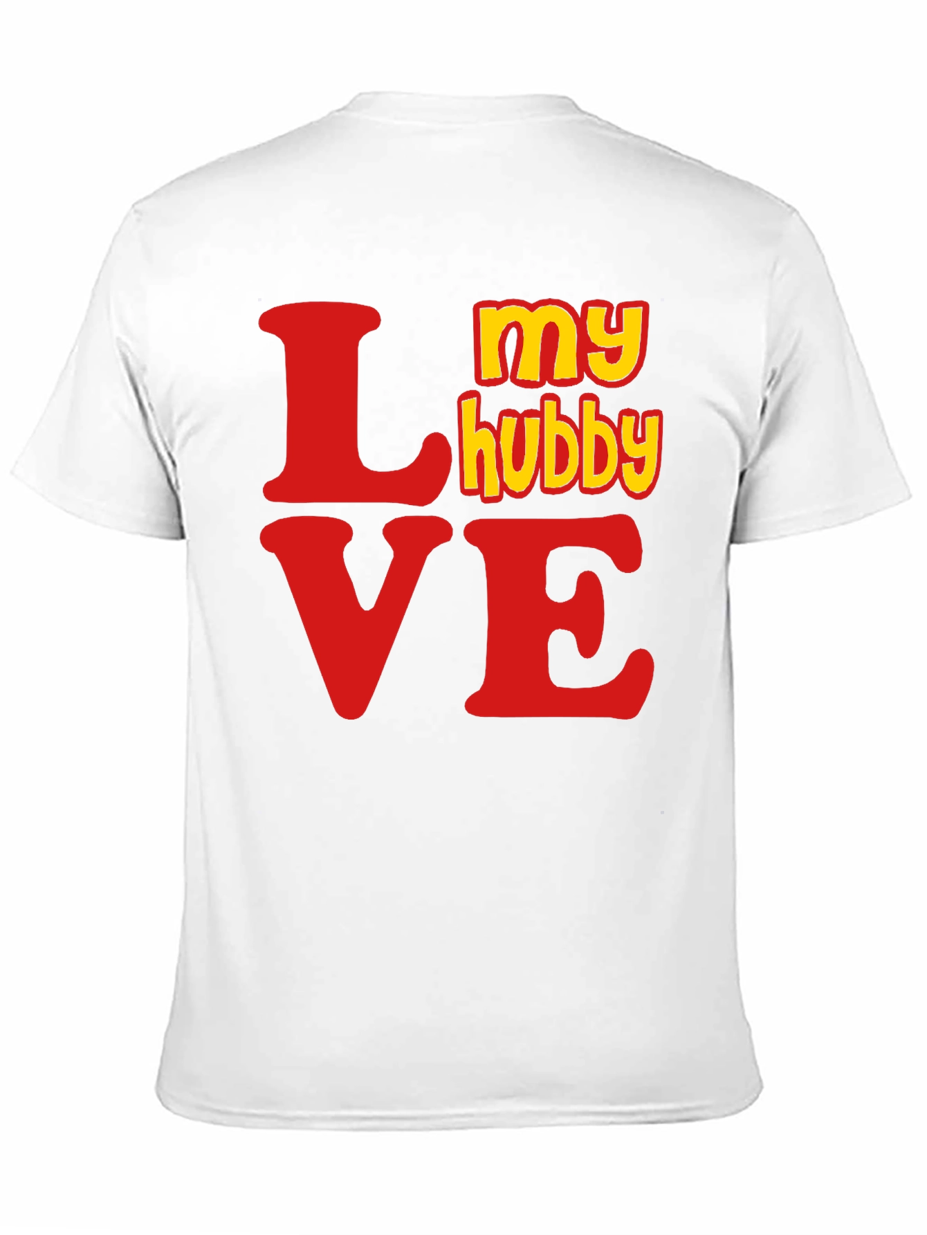 My Hubby Love Graphic Tee - Black