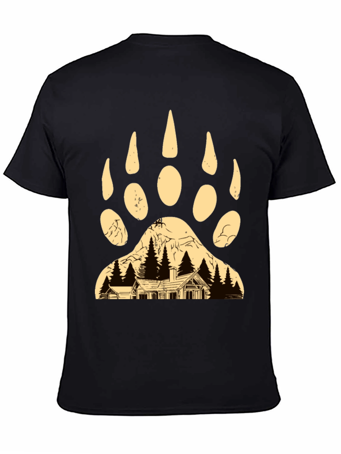 Bear Paw Cabin Graphic T-Shirt
