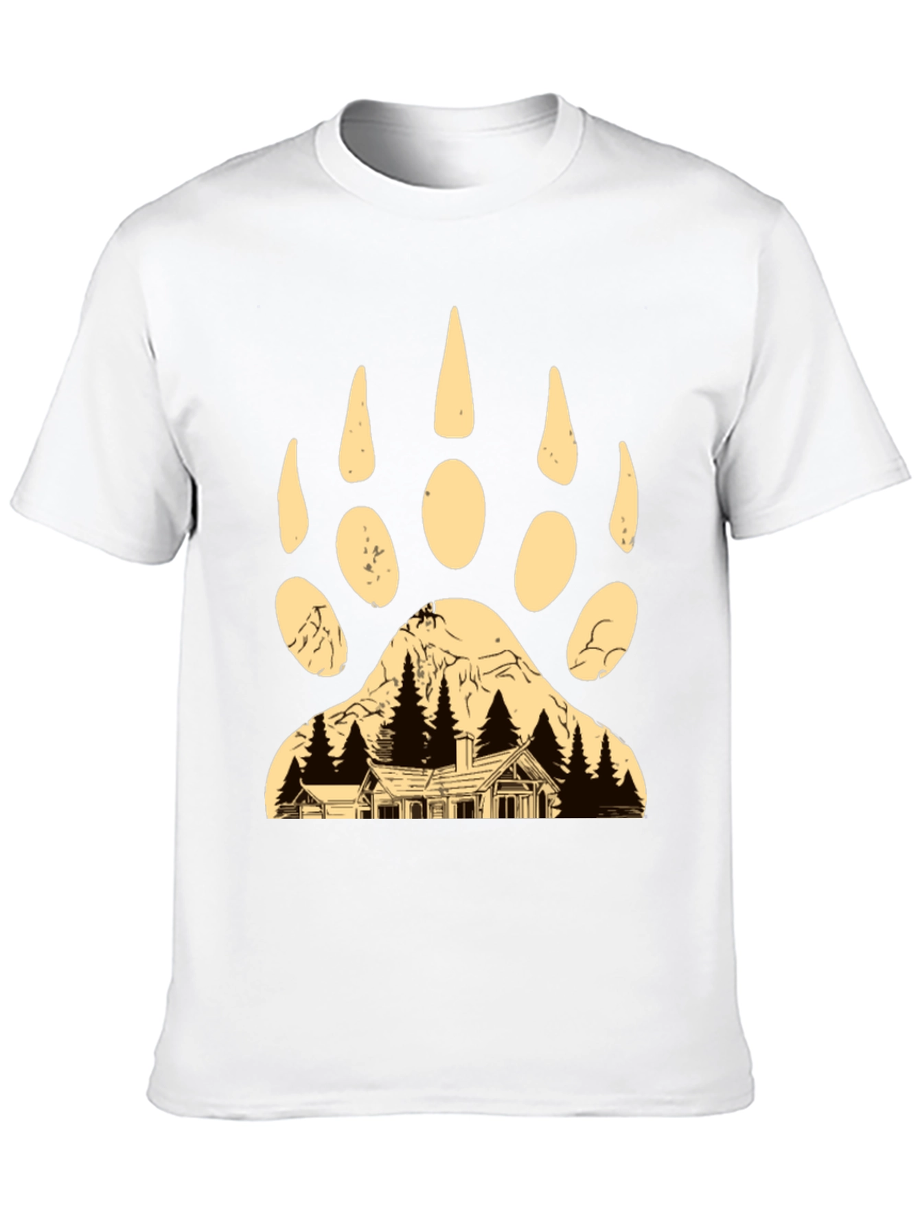 Bear Paw Cabin Graphic T-Shirt