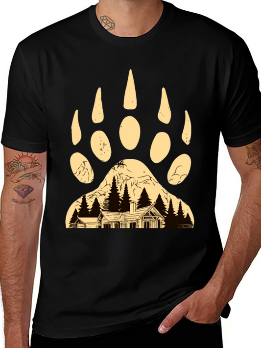 Bear Paw Cabin Graphic T-Shirt