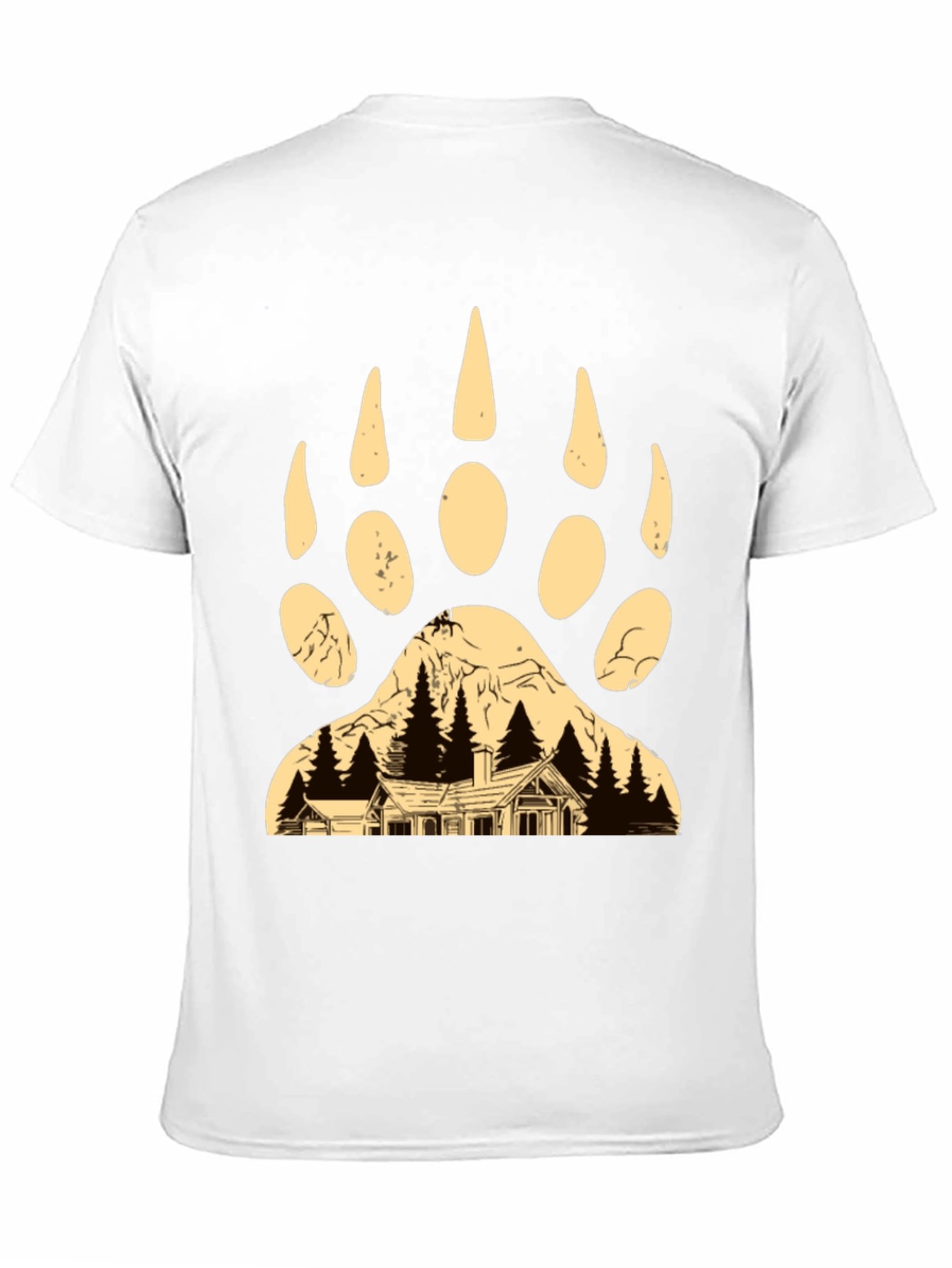Bear Paw Cabin Graphic T-Shirt