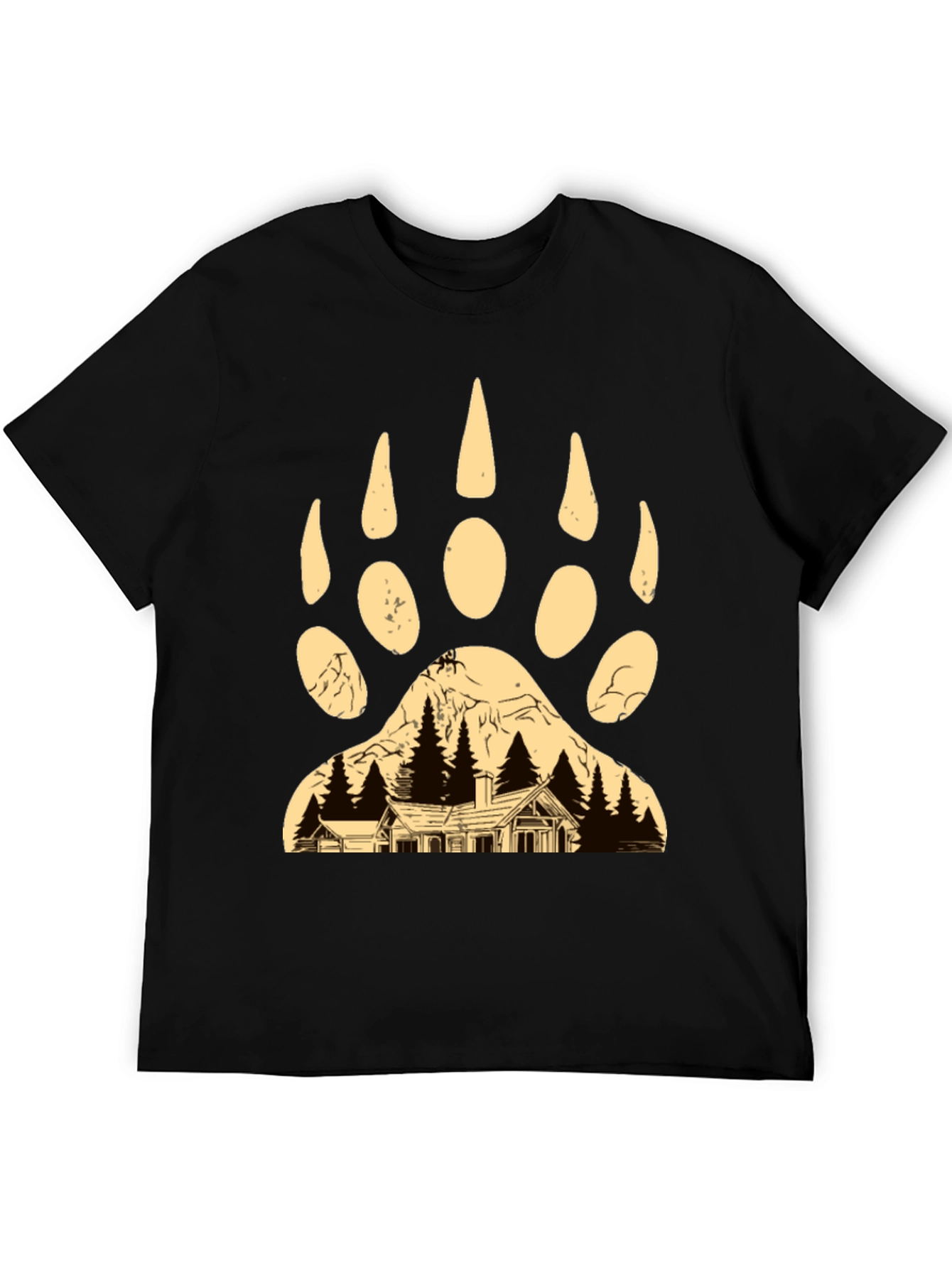 Bear Paw Cabin Graphic T-Shirt