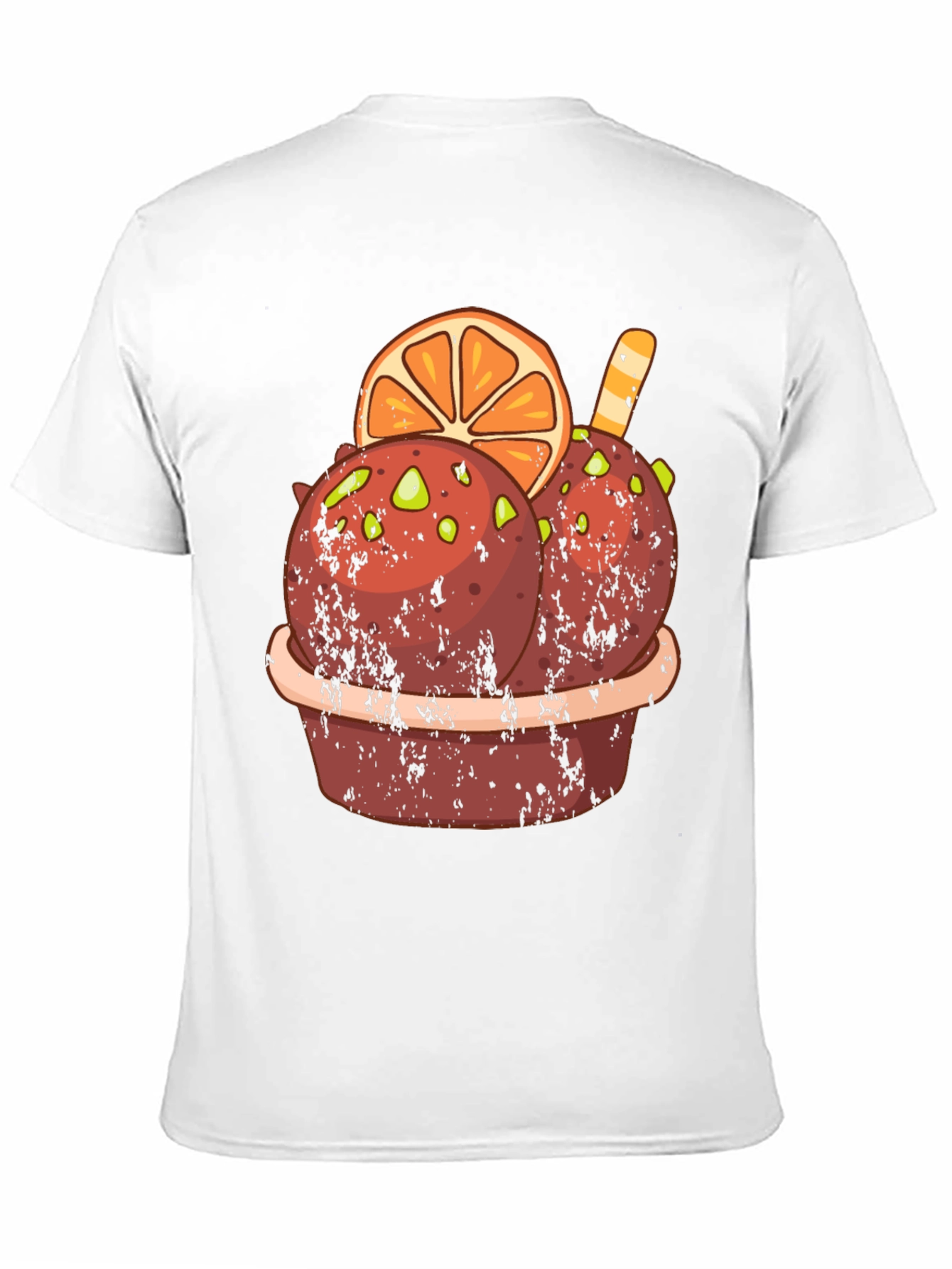 Fun Ice Cream Graphic Tee - Black T-Shirt