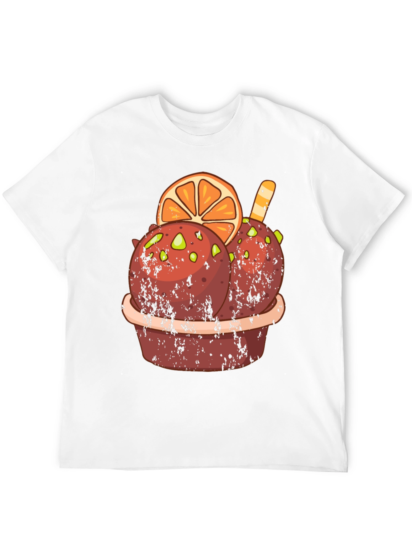 Fun Ice Cream Graphic Tee - Black T-Shirt