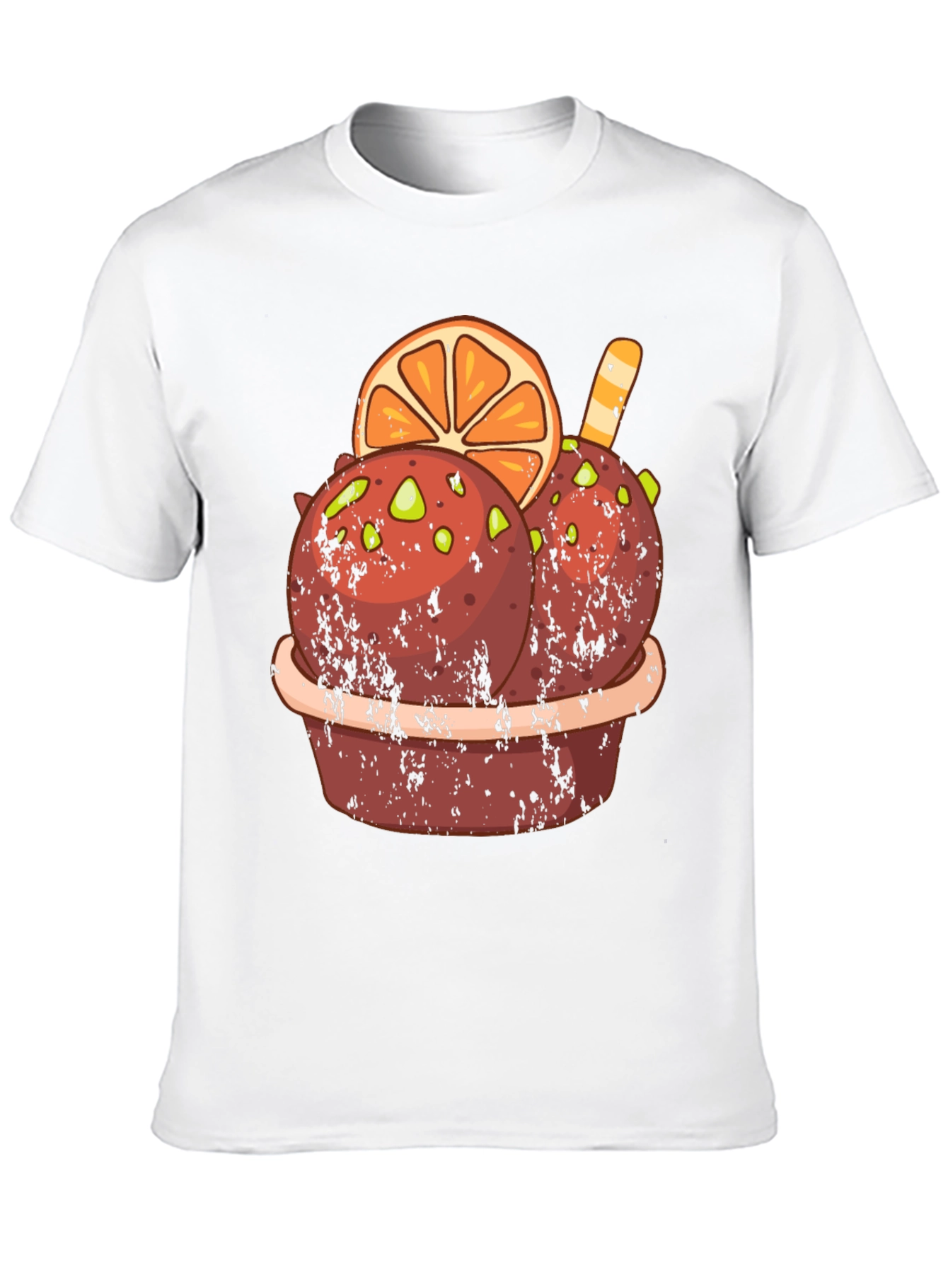 Fun Ice Cream Graphic Tee - Black T-Shirt