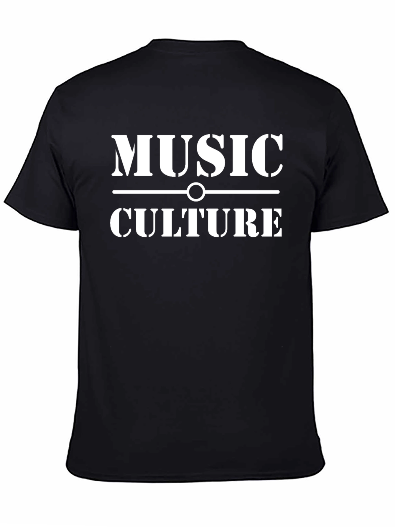 Music Culture T-Shirt - Stylish Black Tee