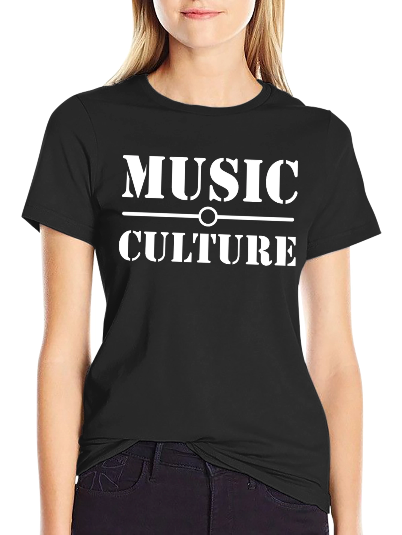 Music Culture T-Shirt - Stylish Black Tee