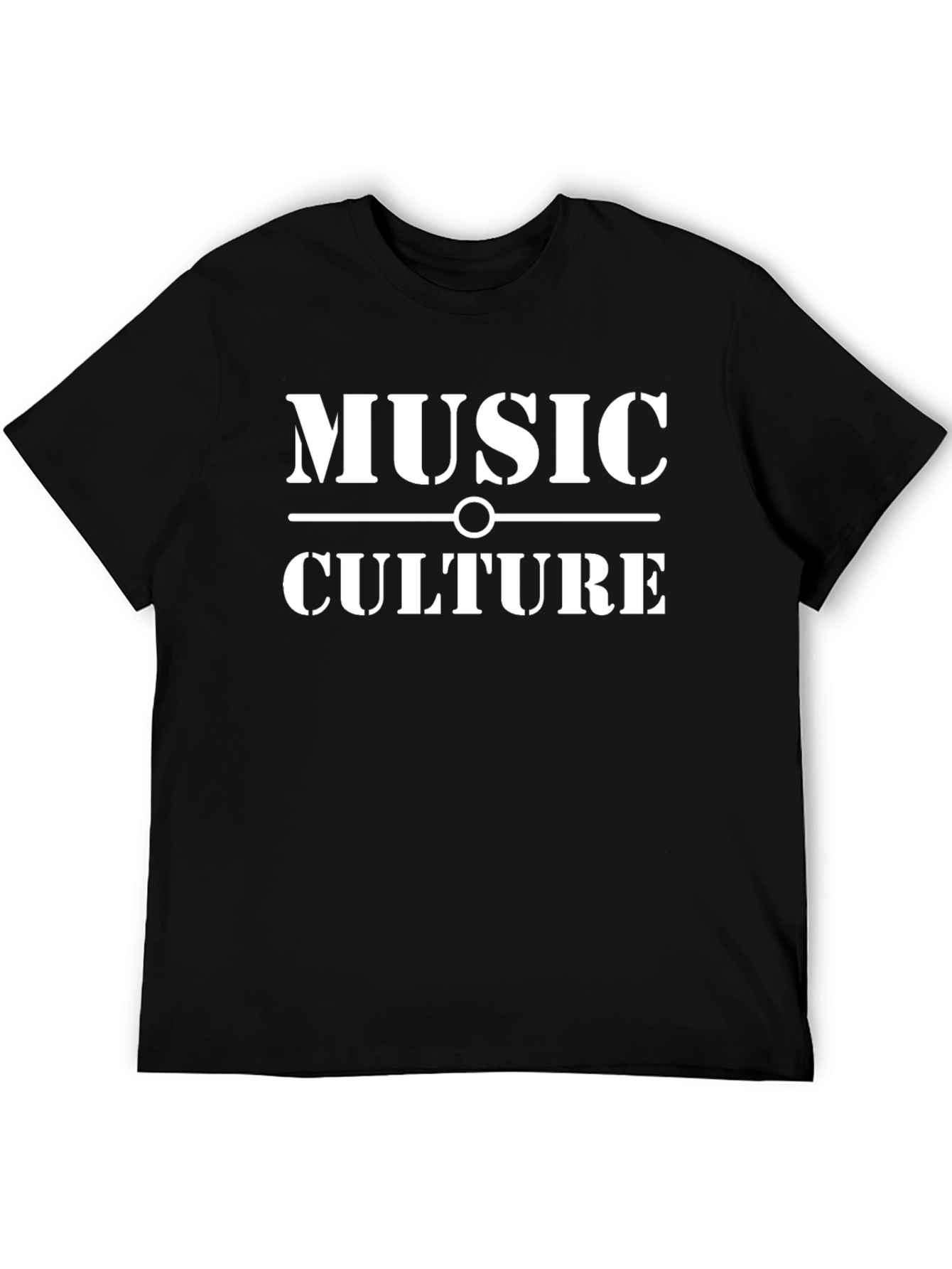 Music Culture T-Shirt - Stylish Black Tee
