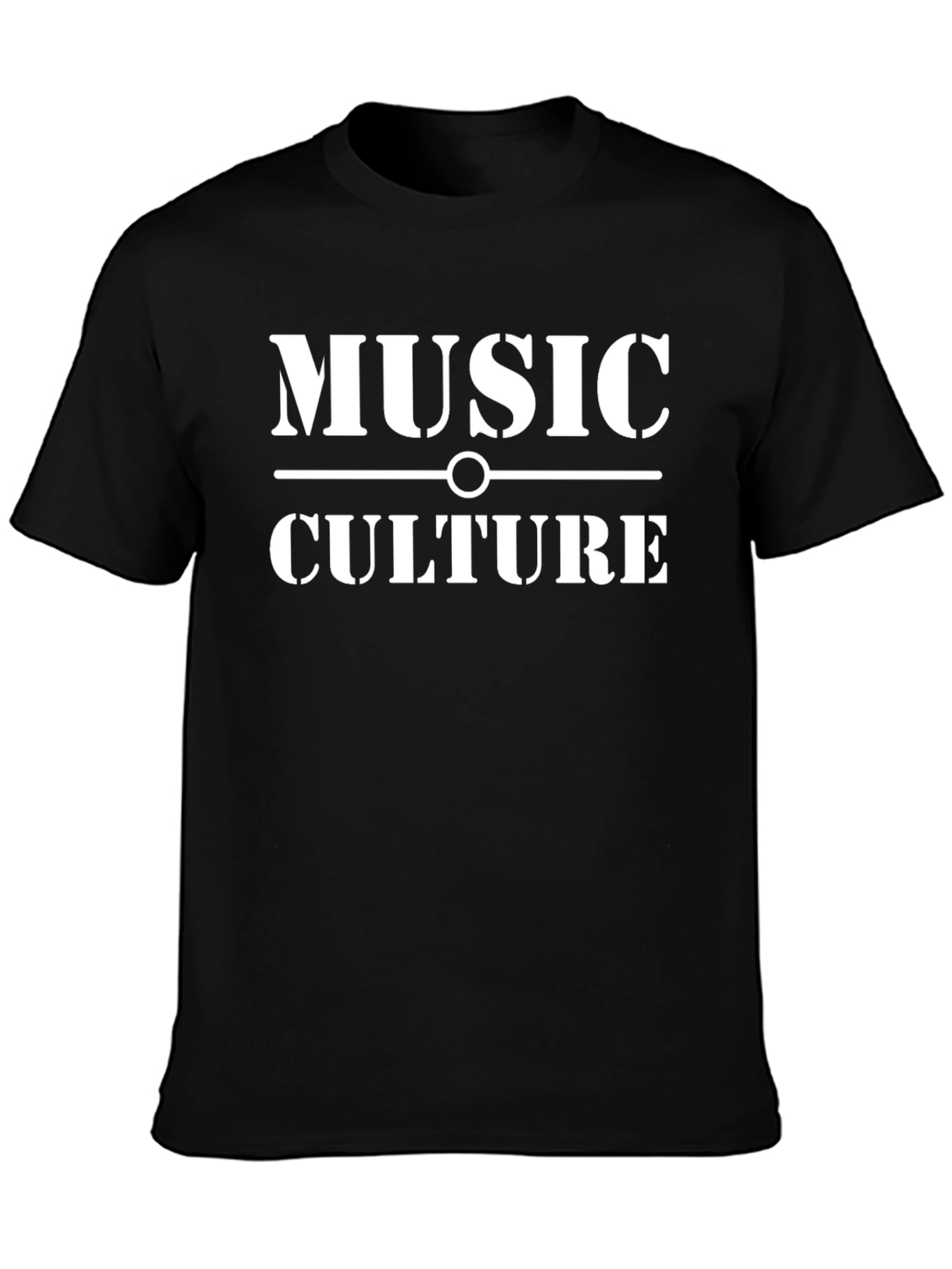 Music Culture T-Shirt - Stylish Black Tee