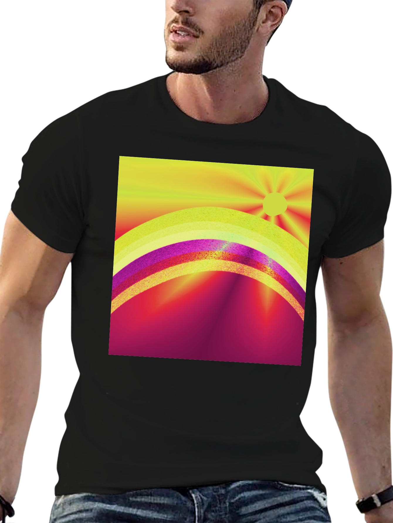 Vibrant Sunrise Graphic Tee