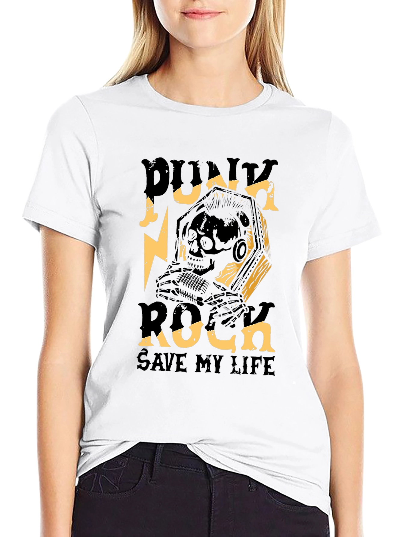 Punk Rock Save My Life Graphic T-Shirt