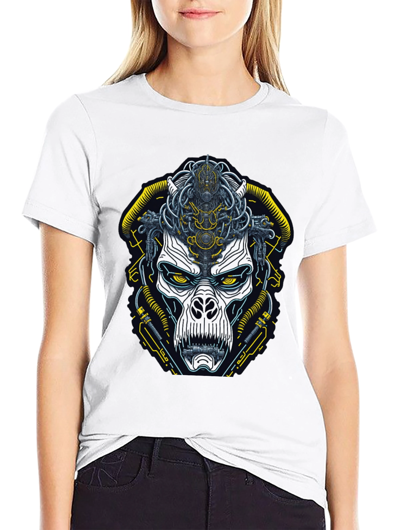 Cyberpunk Ape Graphic T-Shirt