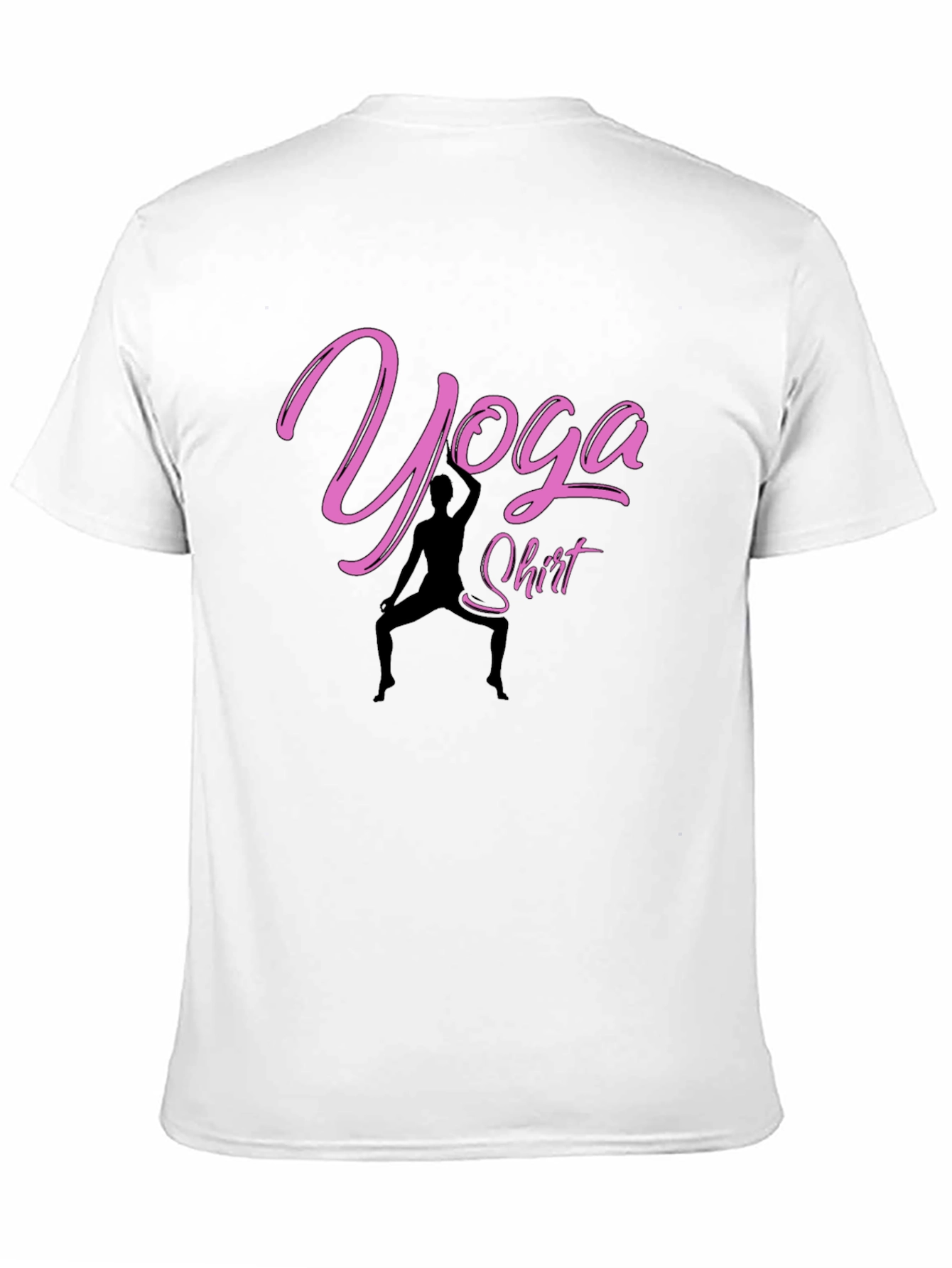 Yoga Shirt - Black Cotton Tee