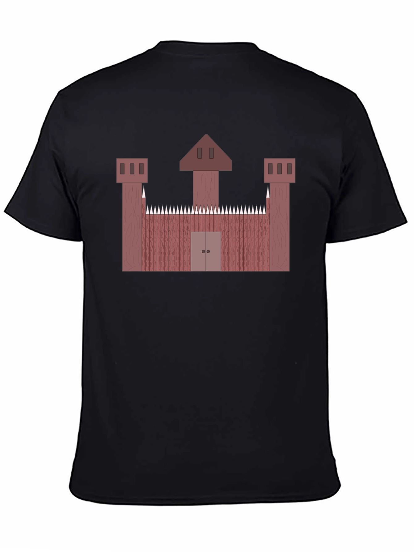 Castle Graphic Tee - Unique Medieval Design