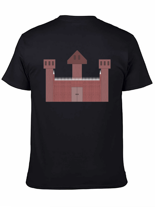 Castle Graphic Tee - Unique Medieval Design