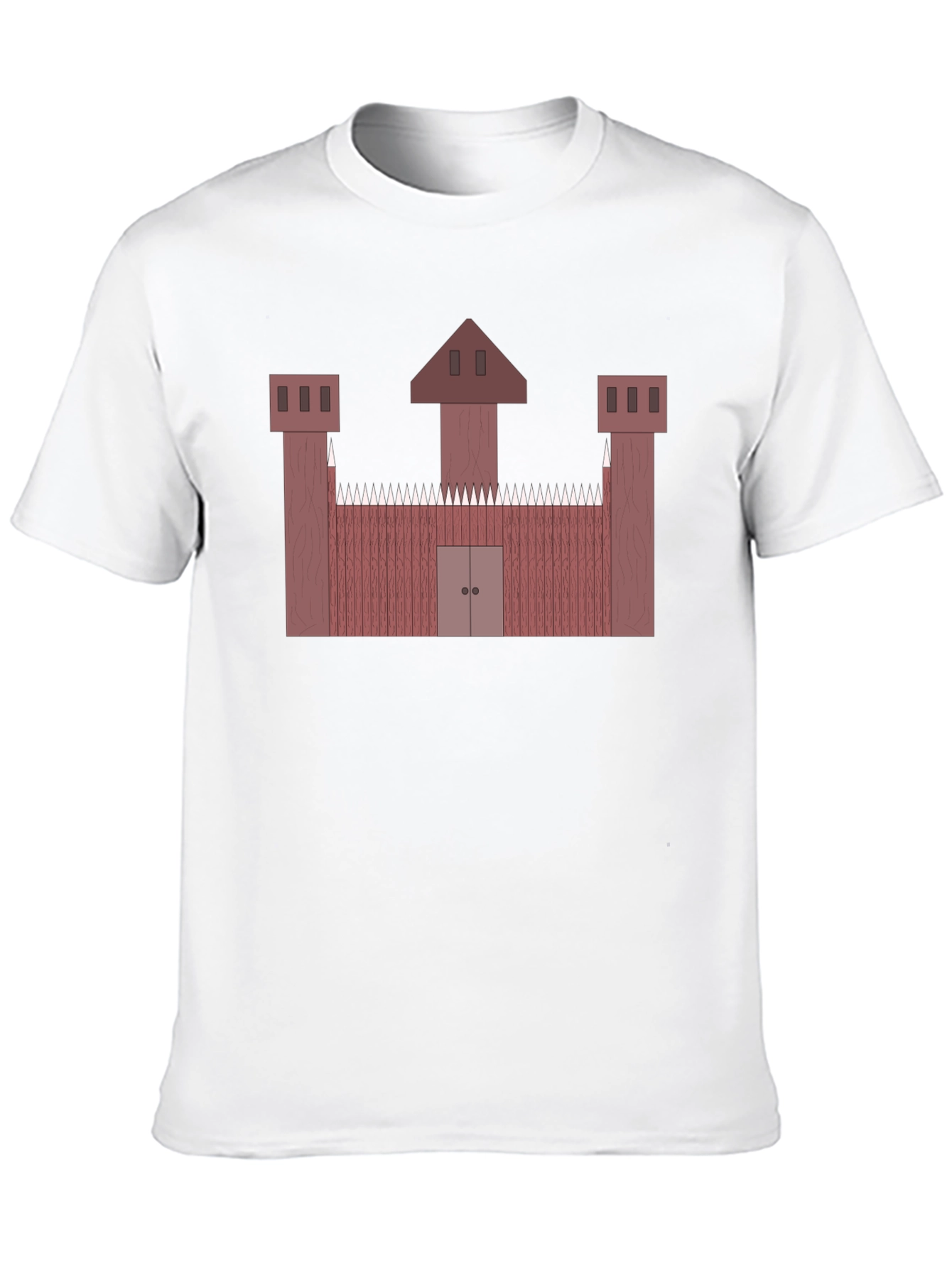 Castle Graphic Tee - Unique Medieval Design