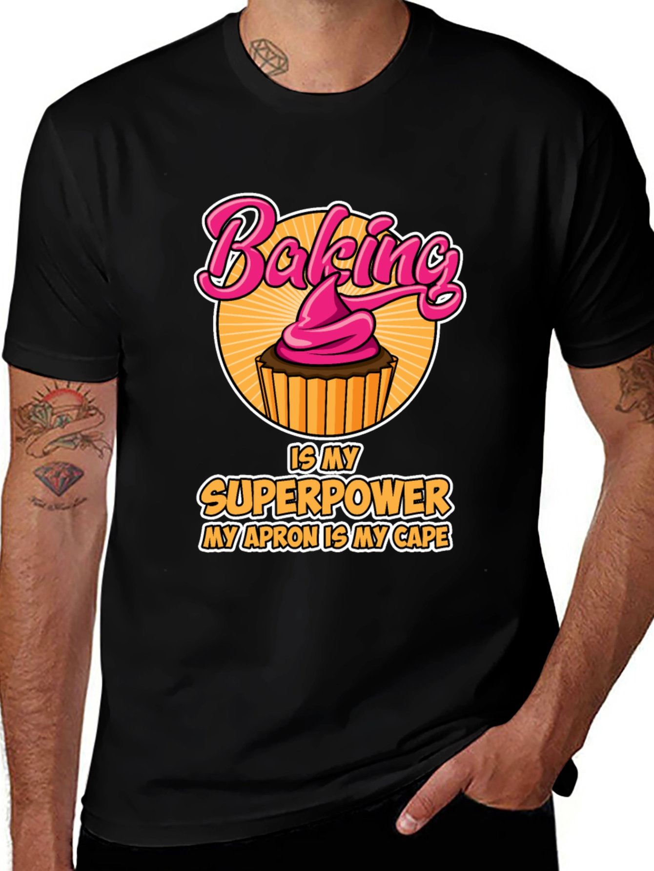 Baking is My Superpower T-Shirt - Funny Baker Tee