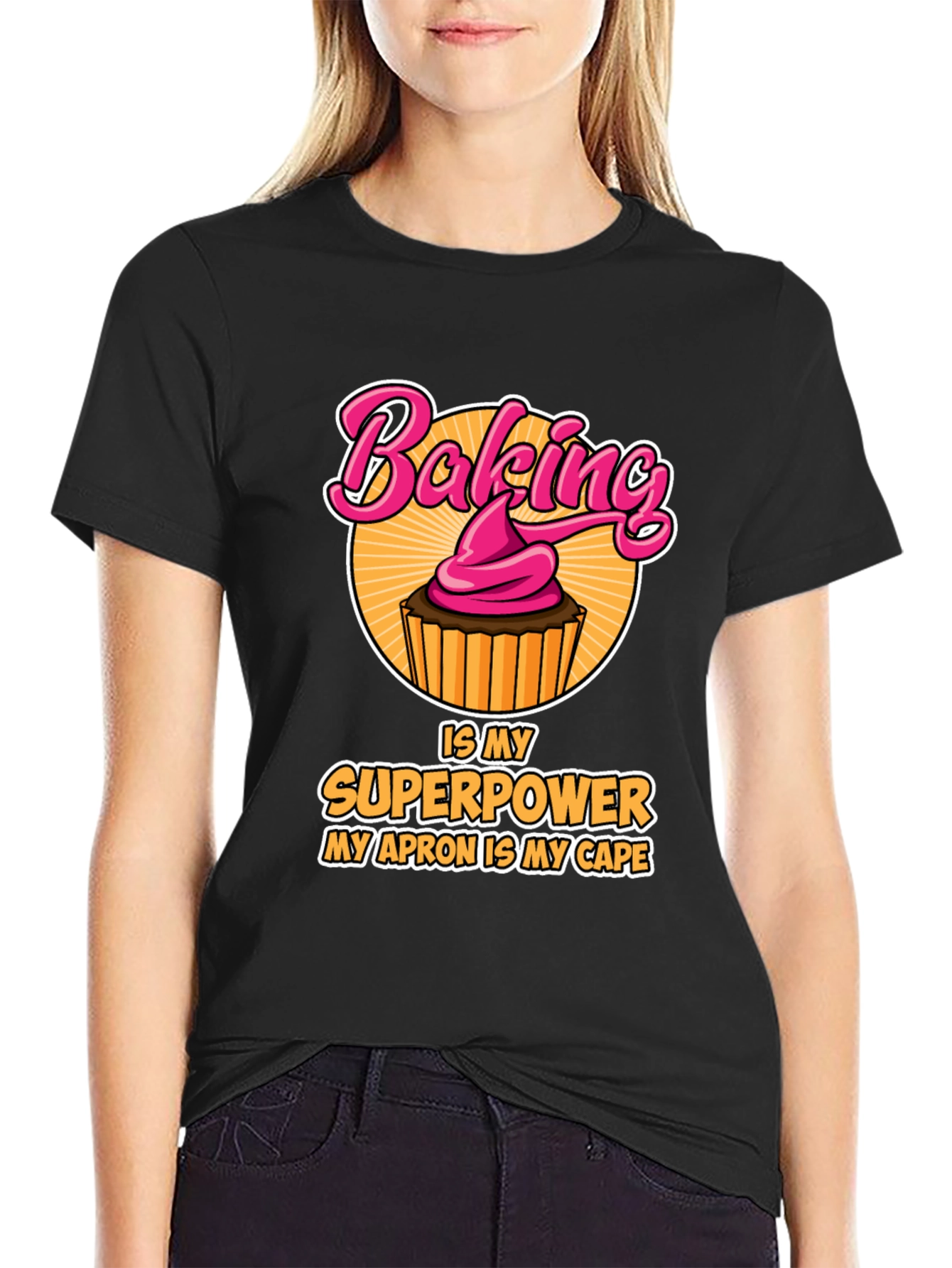 Baking is My Superpower T-Shirt - Funny Baker Tee