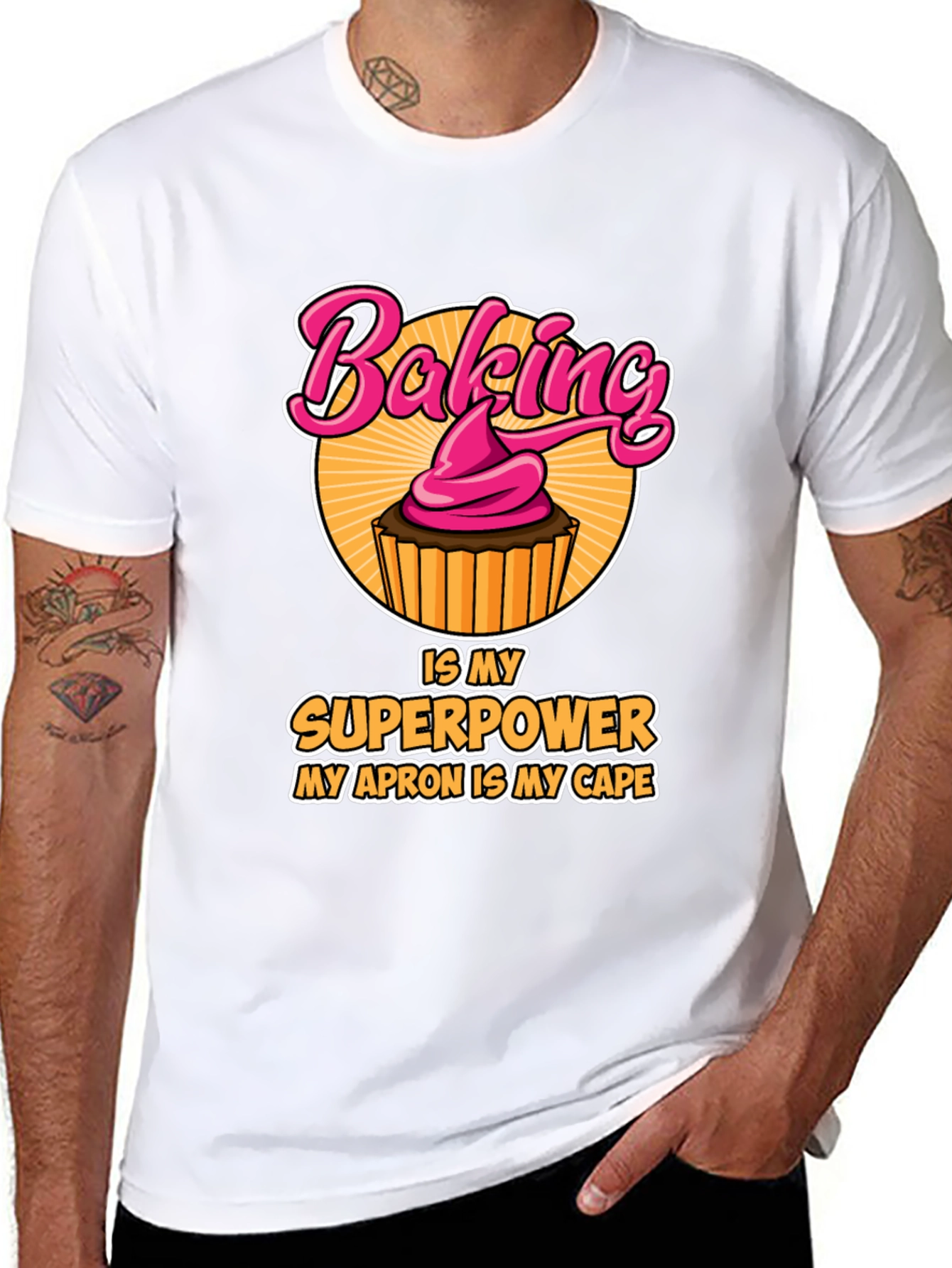 Baking is My Superpower T-Shirt - Funny Baker Tee