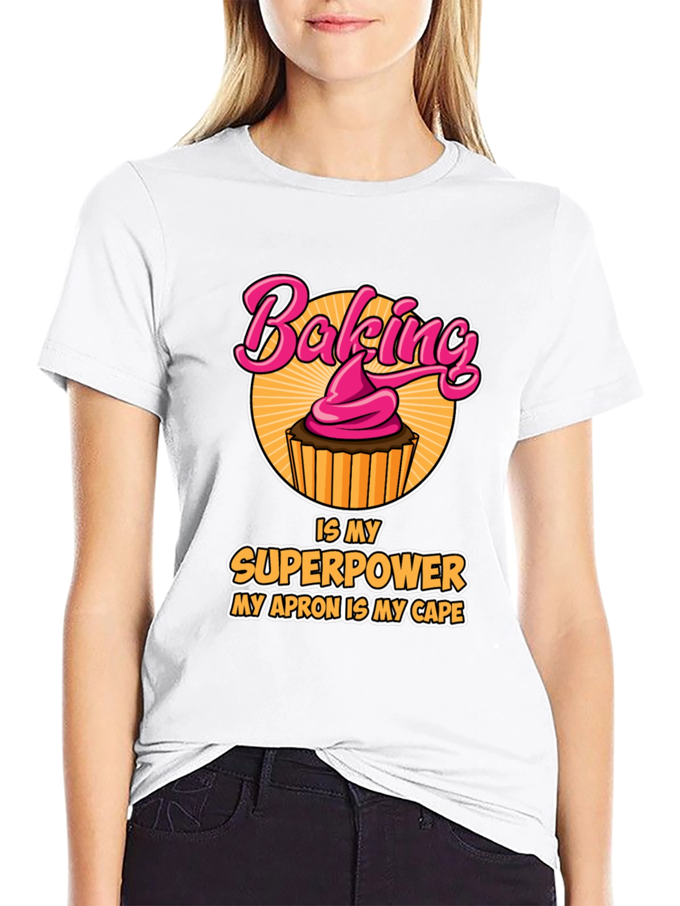 Baking is My Superpower T-Shirt - Funny Baker Tee