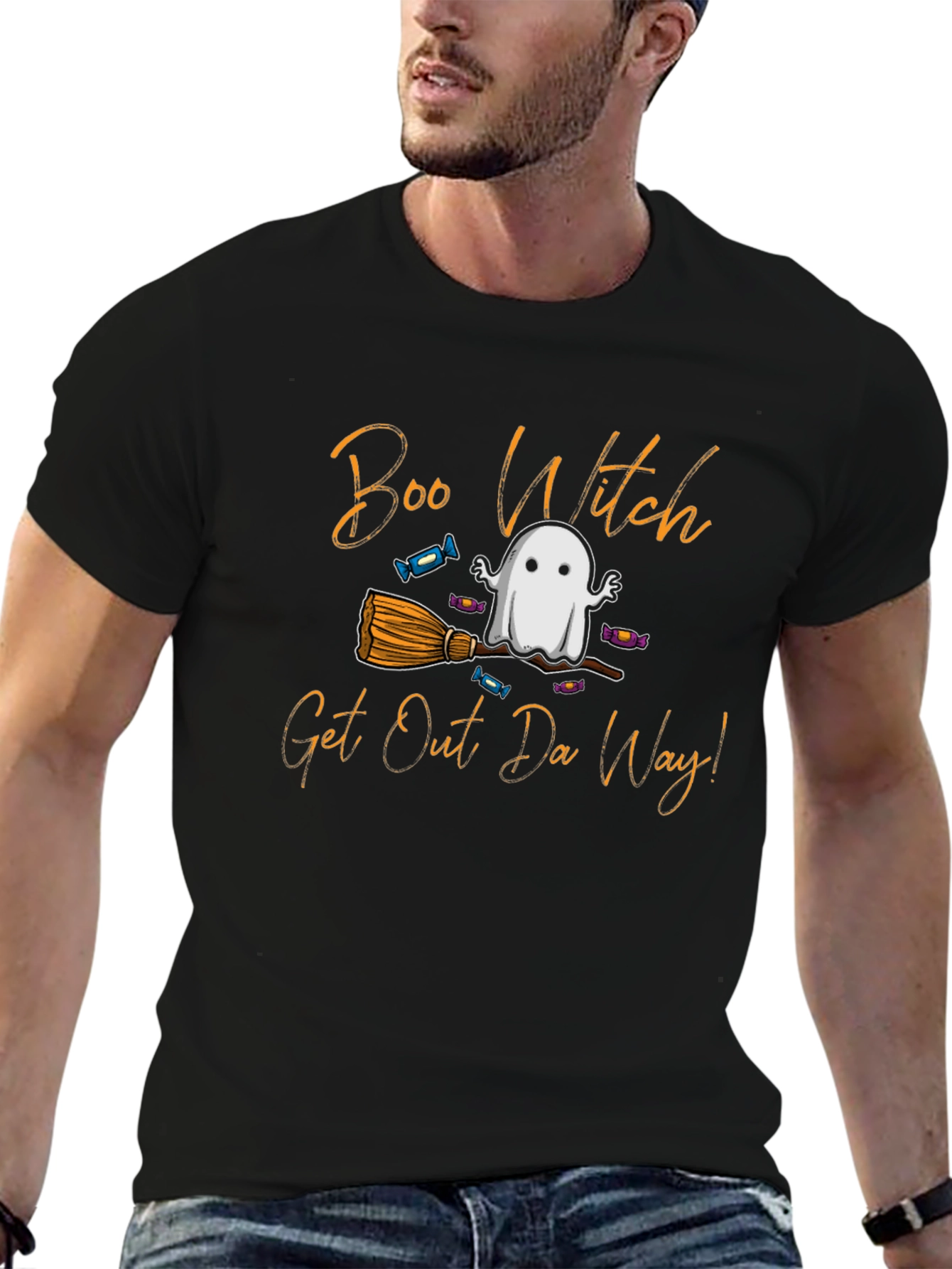 Boo Witch Halloween T-Shirt