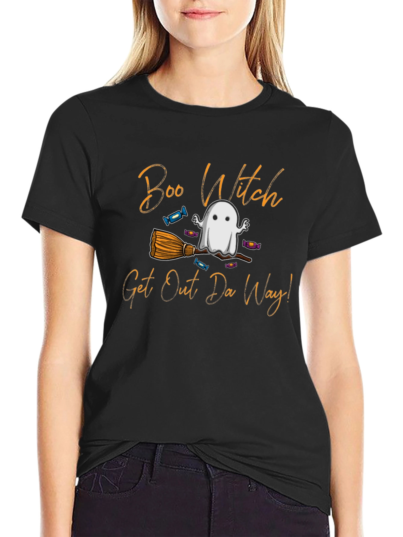 Boo Witch Halloween T-Shirt