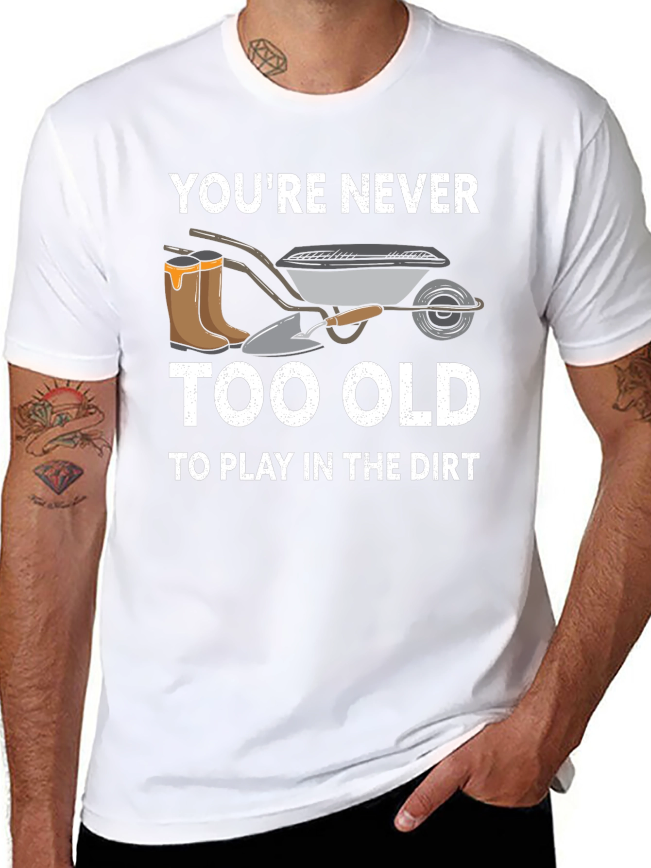 Never Too Old Gardening T-Shirt