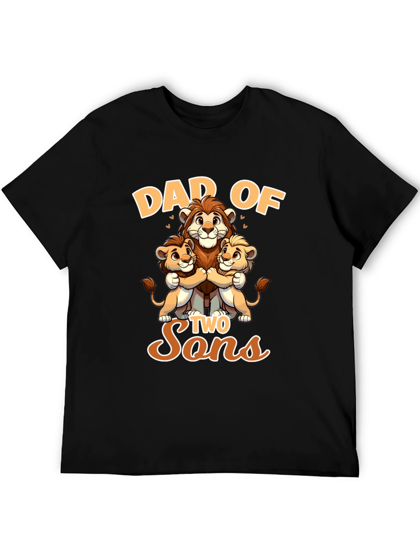 Dad of Two Sons Graphic Tee