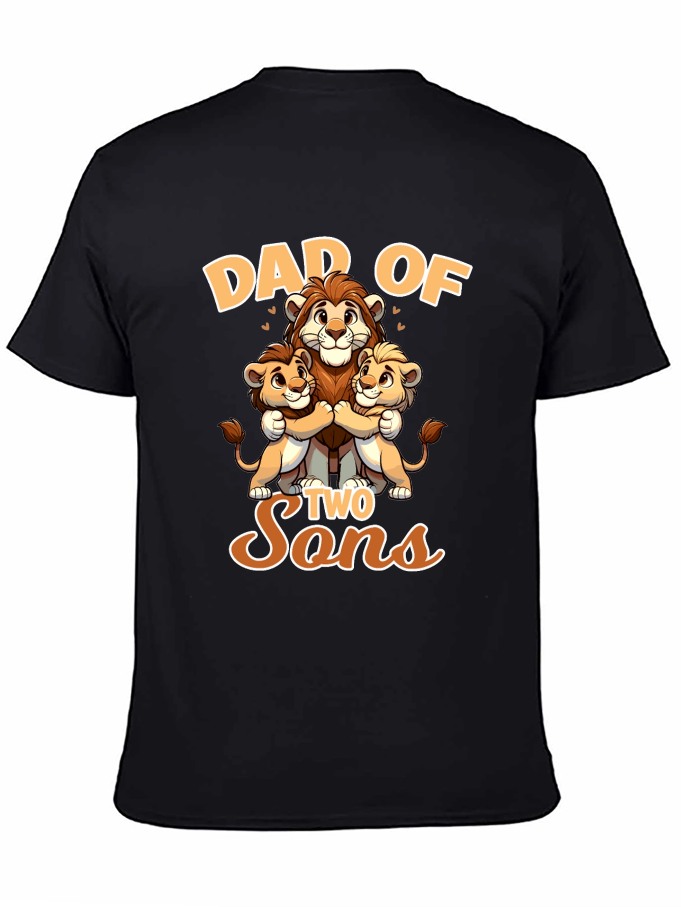 Dad of Two Sons Graphic Tee