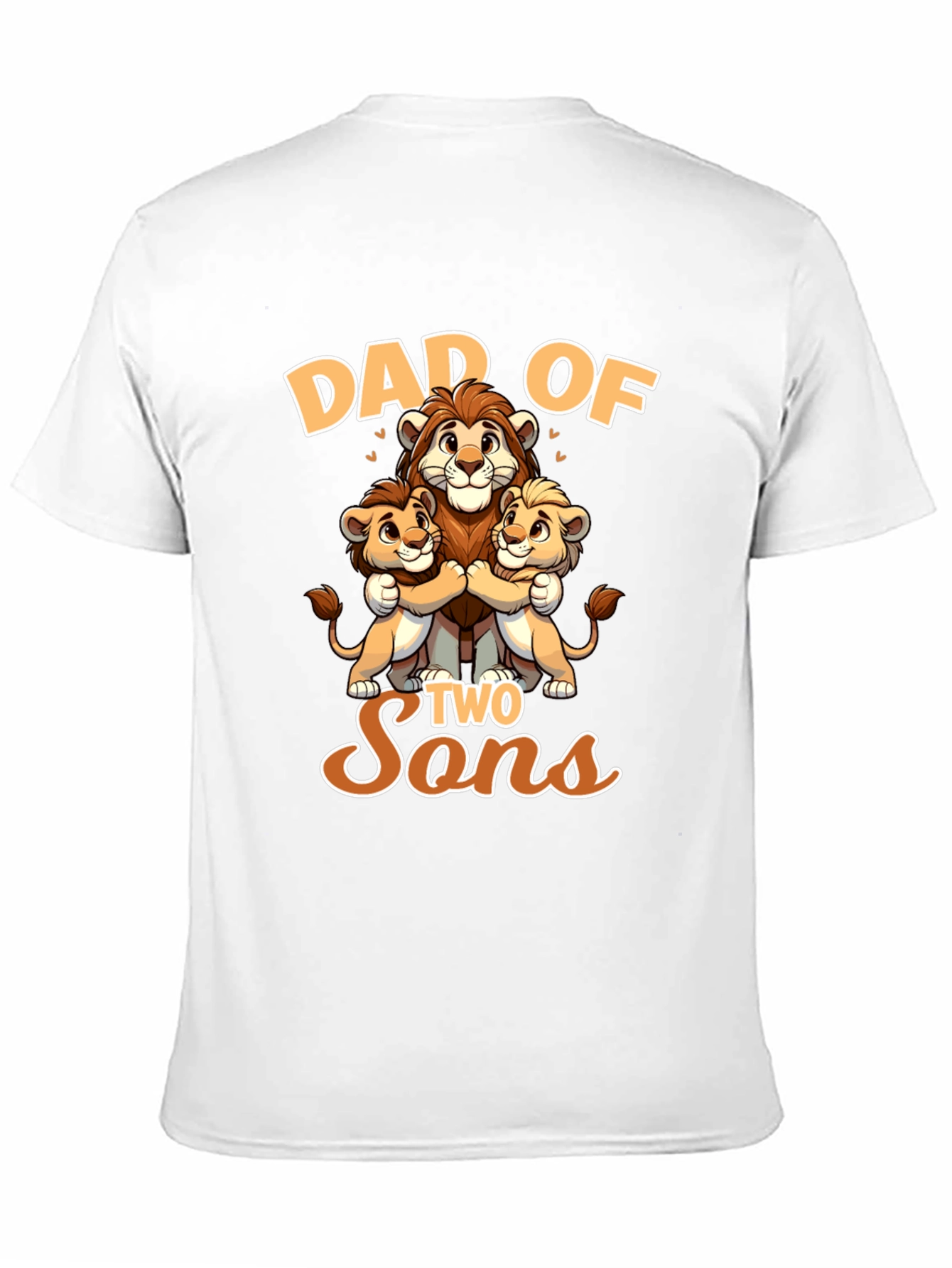 Dad of Two Sons Graphic Tee