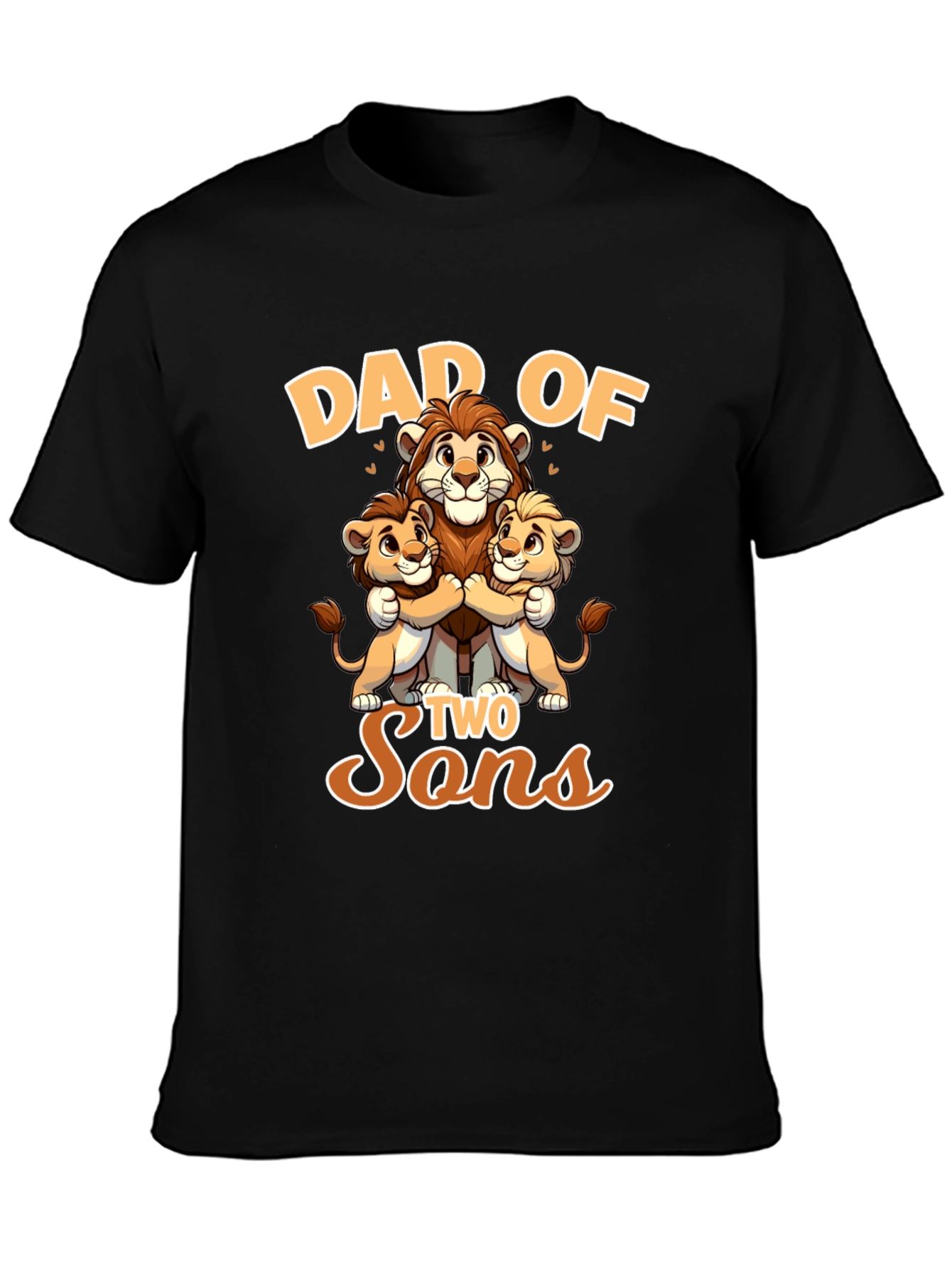 Dad of Two Sons Graphic Tee