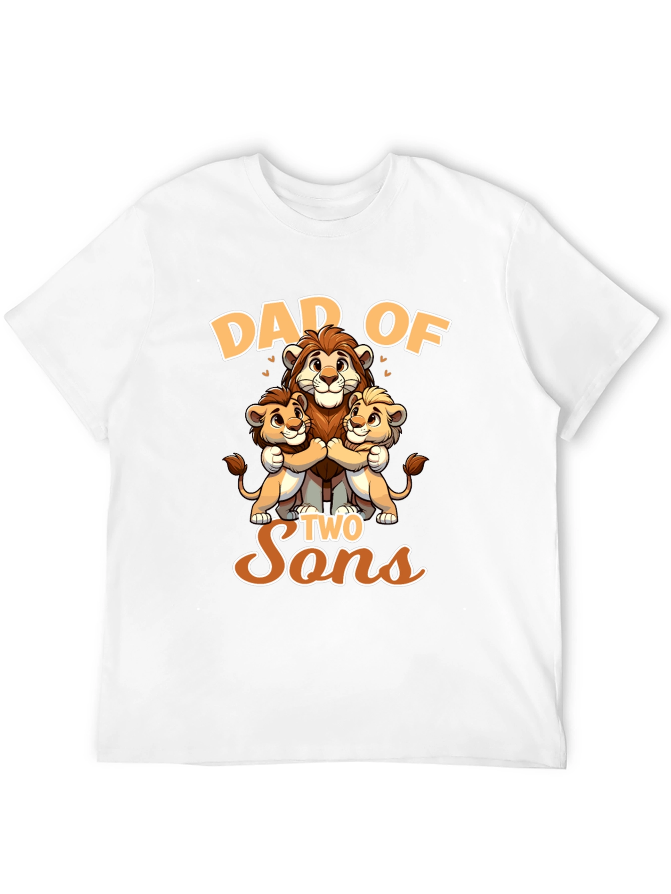 Dad of Two Sons Graphic Tee