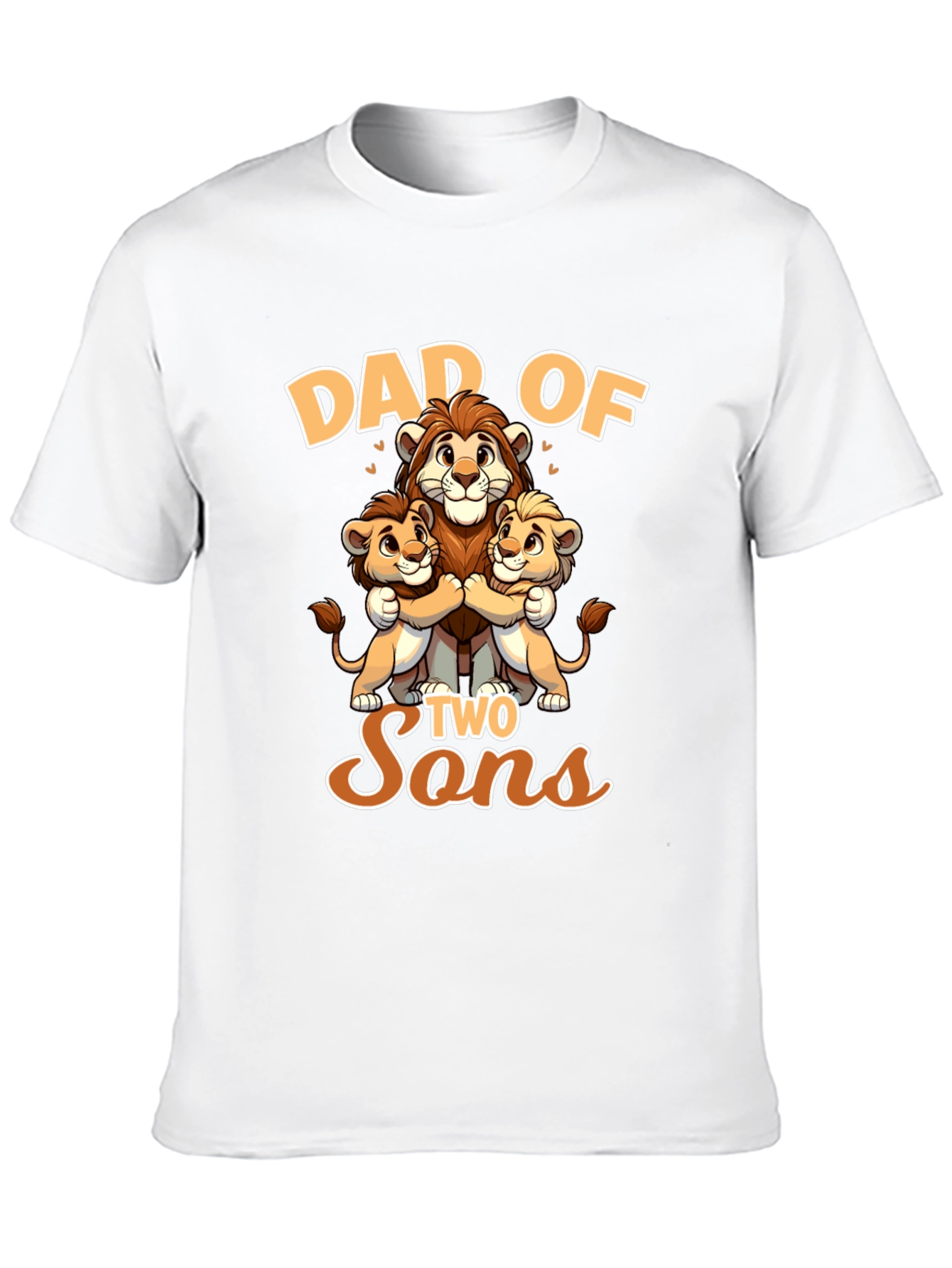 Dad of Two Sons Graphic Tee