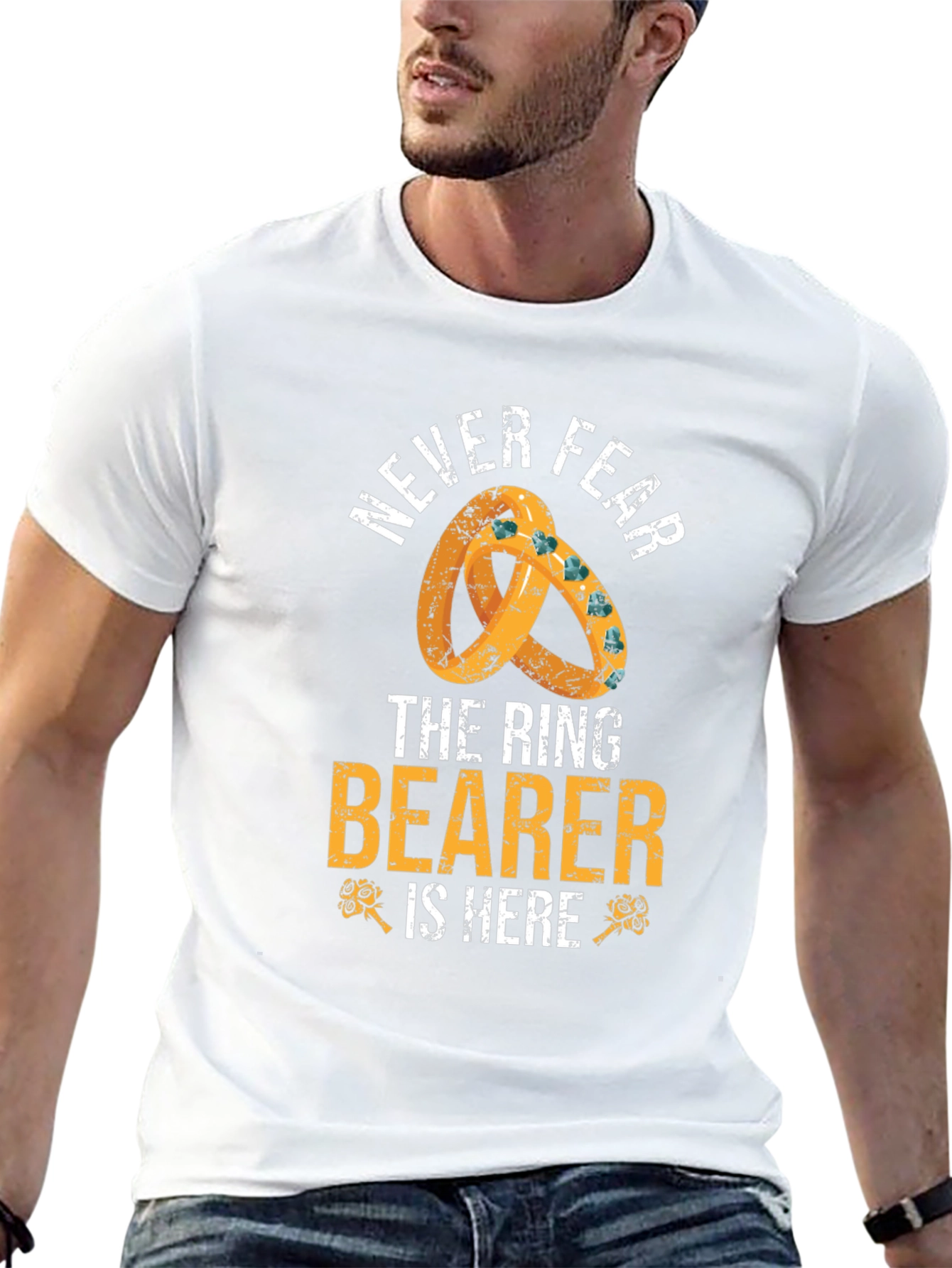 Never Fear The Ring Bearer is Here T-Shirt