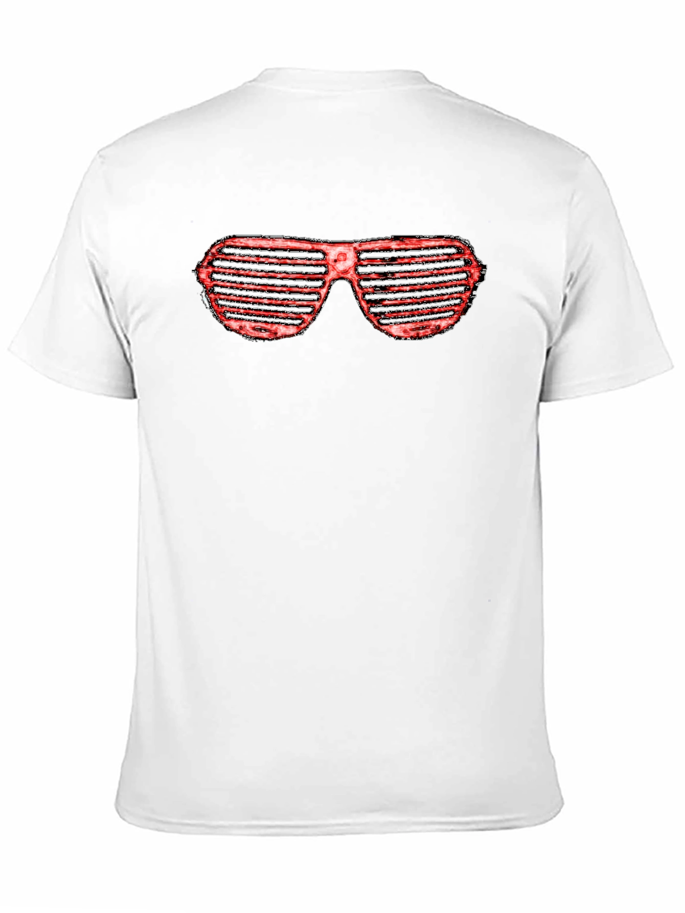 Retro Shutter Shades Graphic Tee - Cool Party Shirt