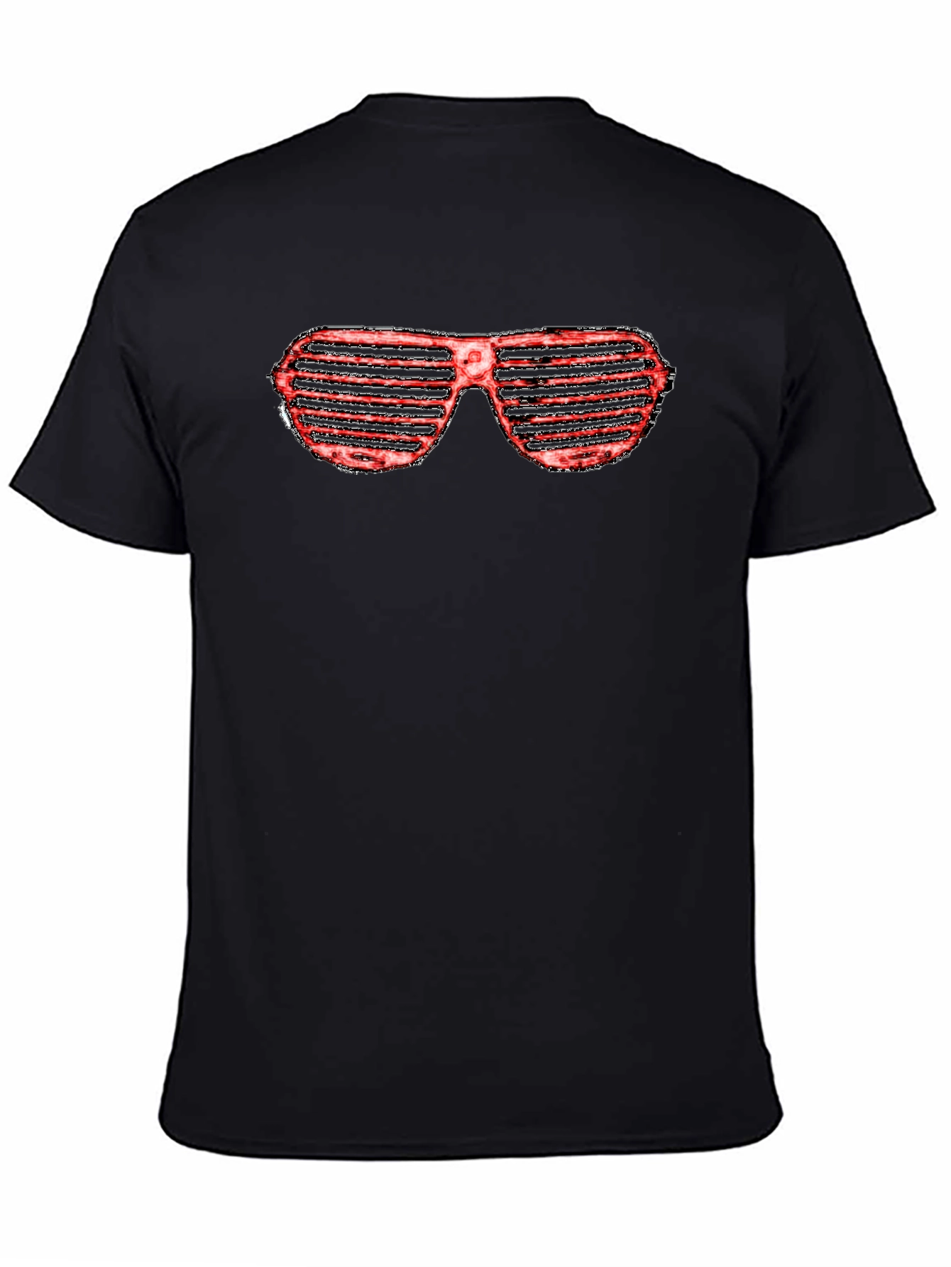 Retro Shutter Shades Graphic Tee - Cool Party Shirt