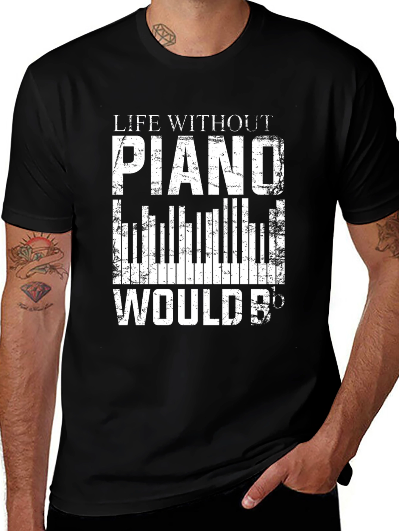 Life Without Piano Would B Flat T-Shirt