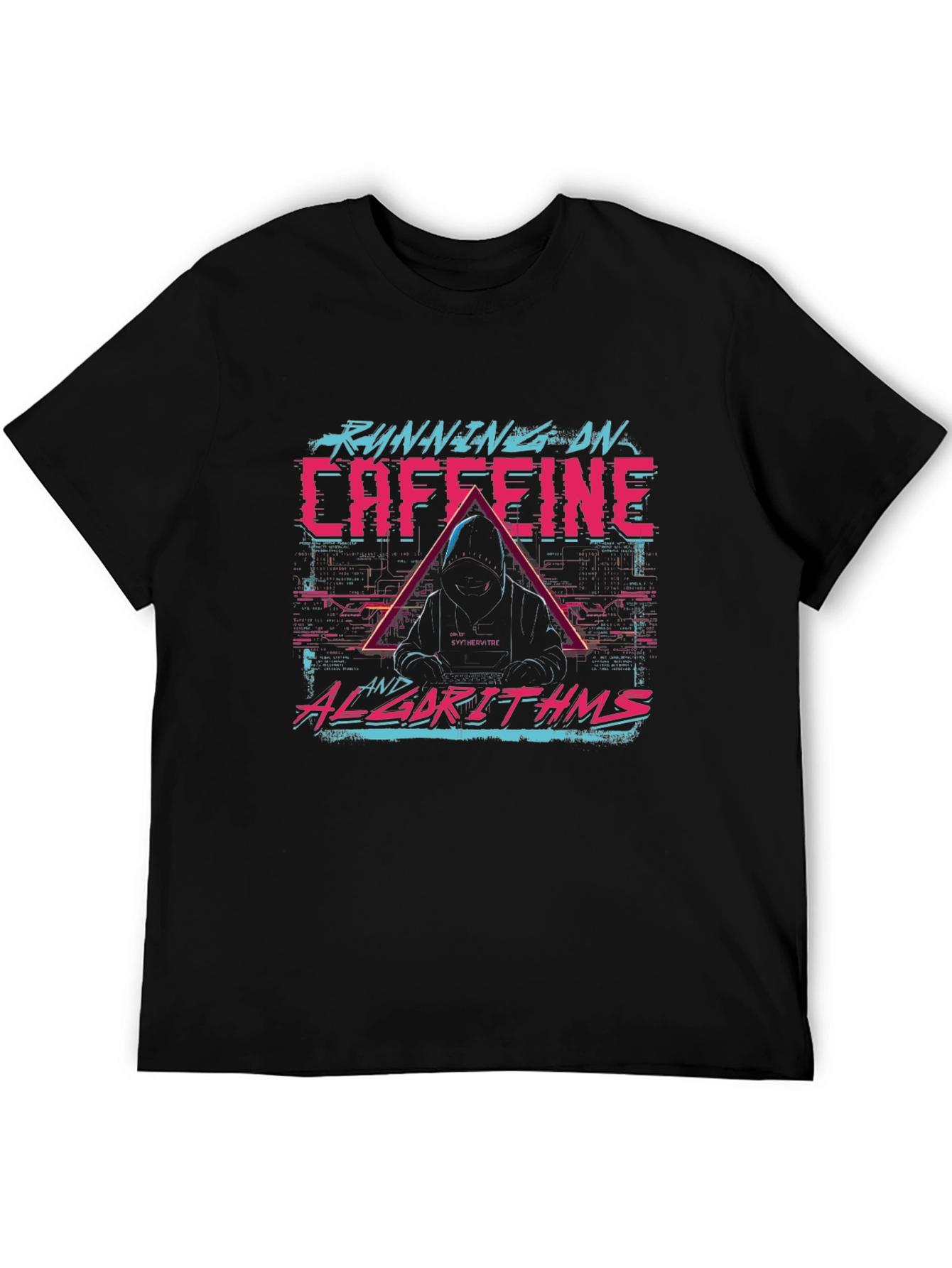 Running on Caffeine and Algorithms Graphic Tee