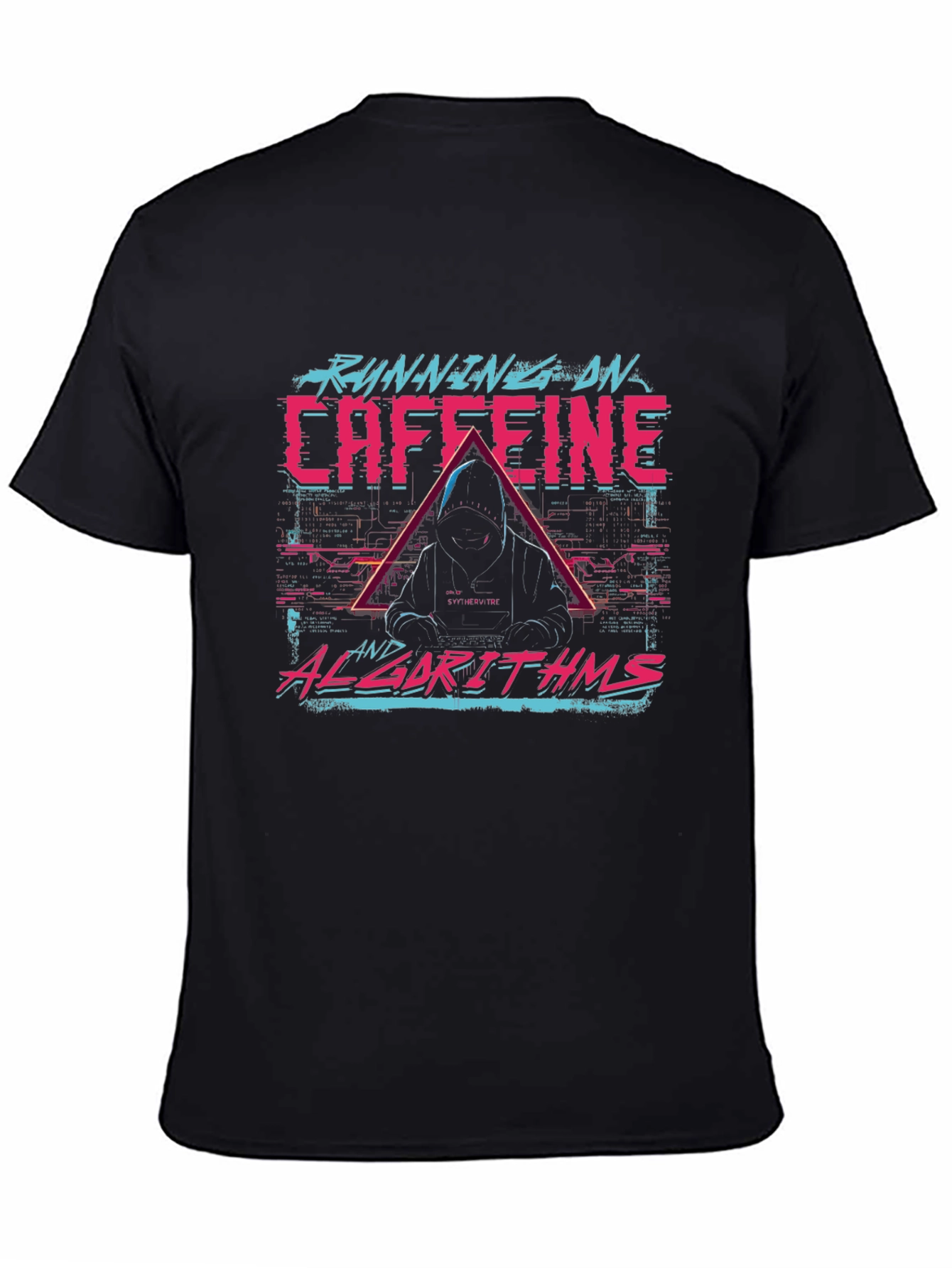 Running on Caffeine and Algorithms Graphic Tee