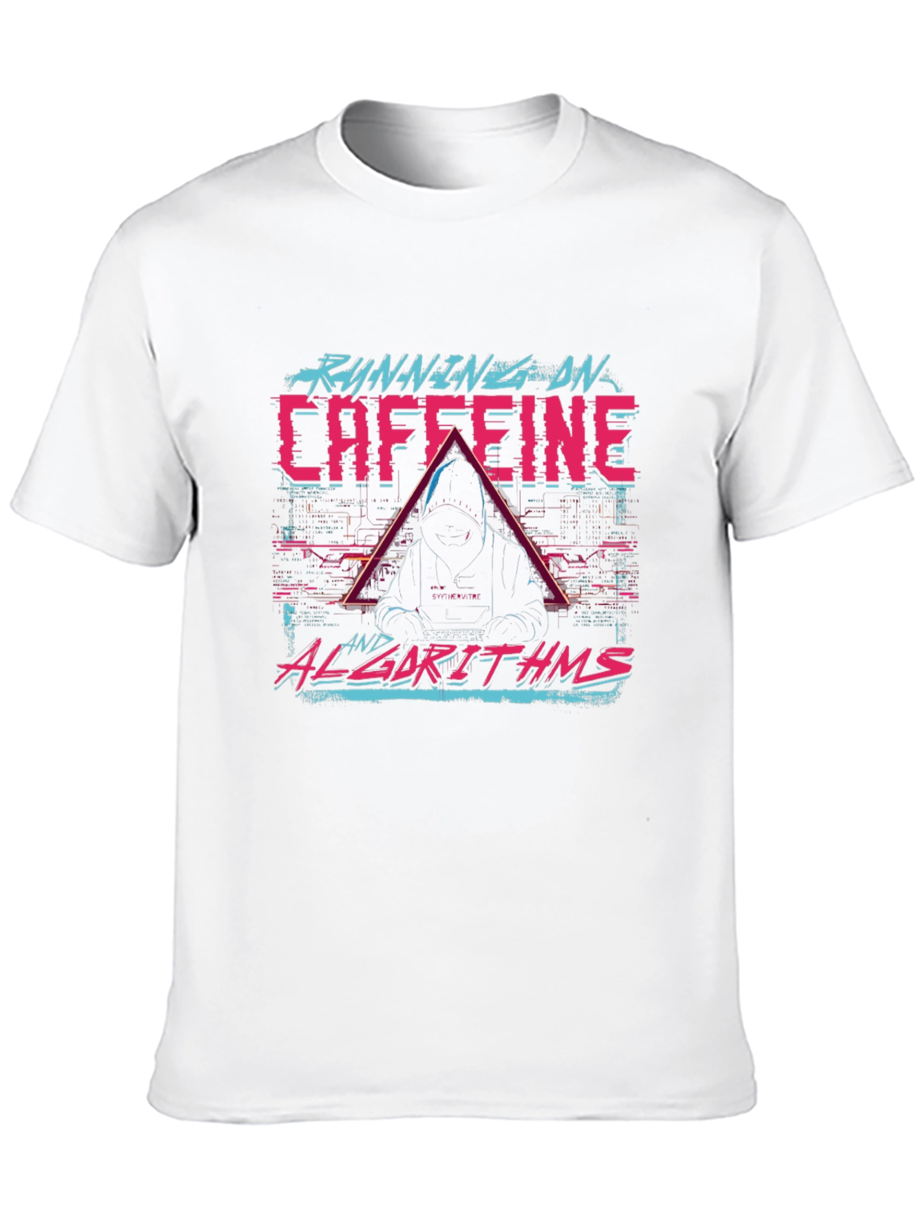 Running on Caffeine and Algorithms Graphic Tee