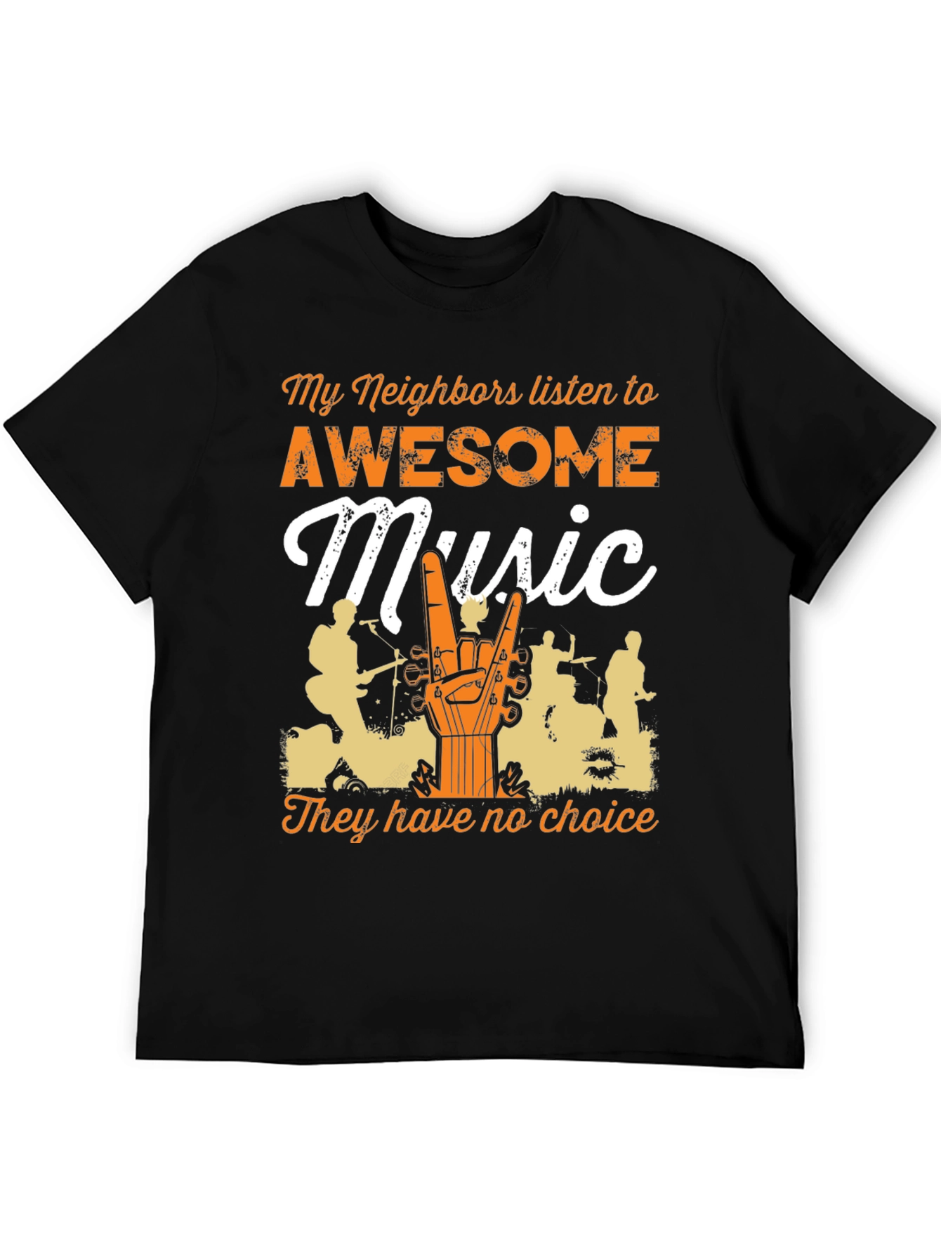 Awesome Music T-Shirt - Funny Neighbor Tee
