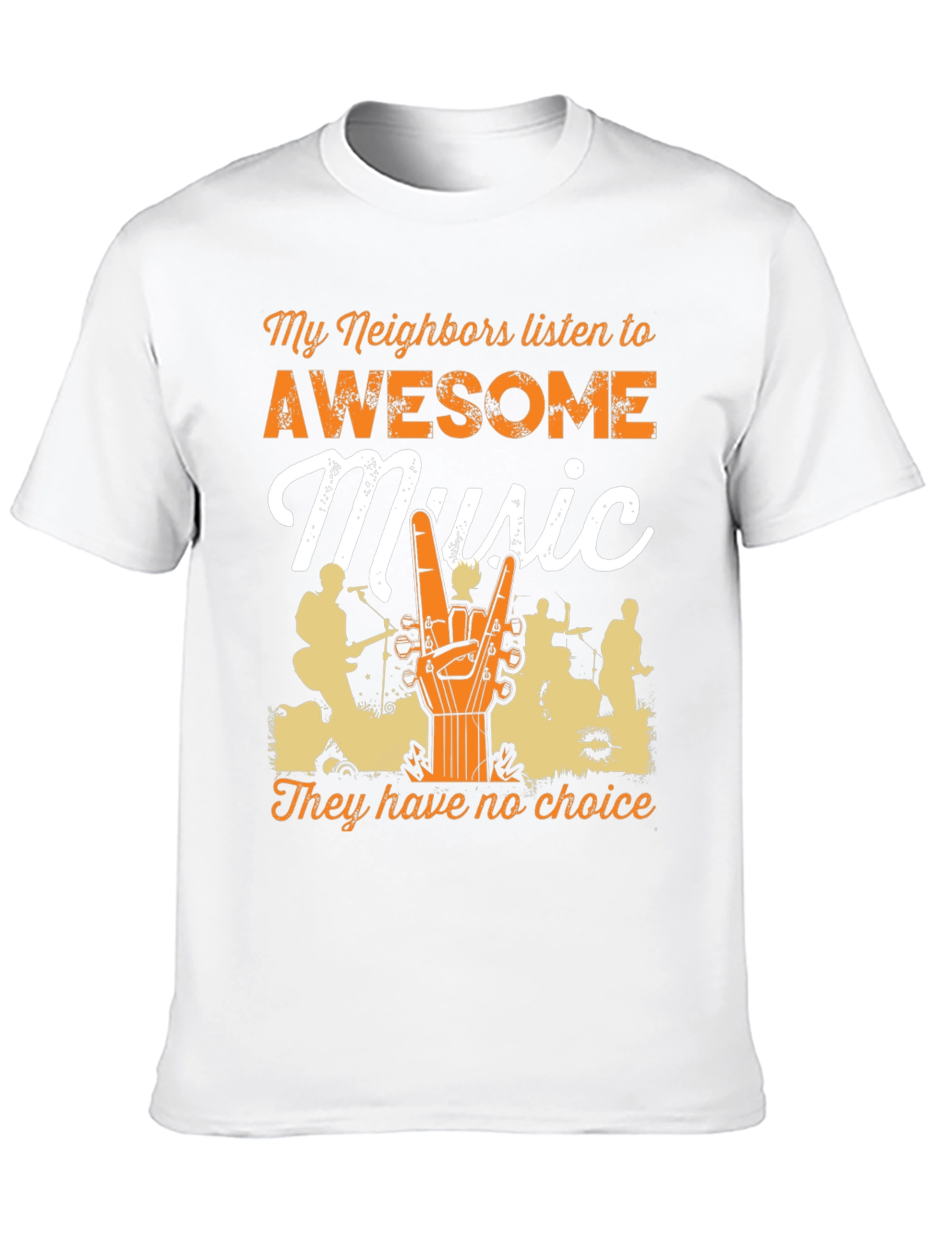 Awesome Music T-Shirt - Funny Neighbor Tee