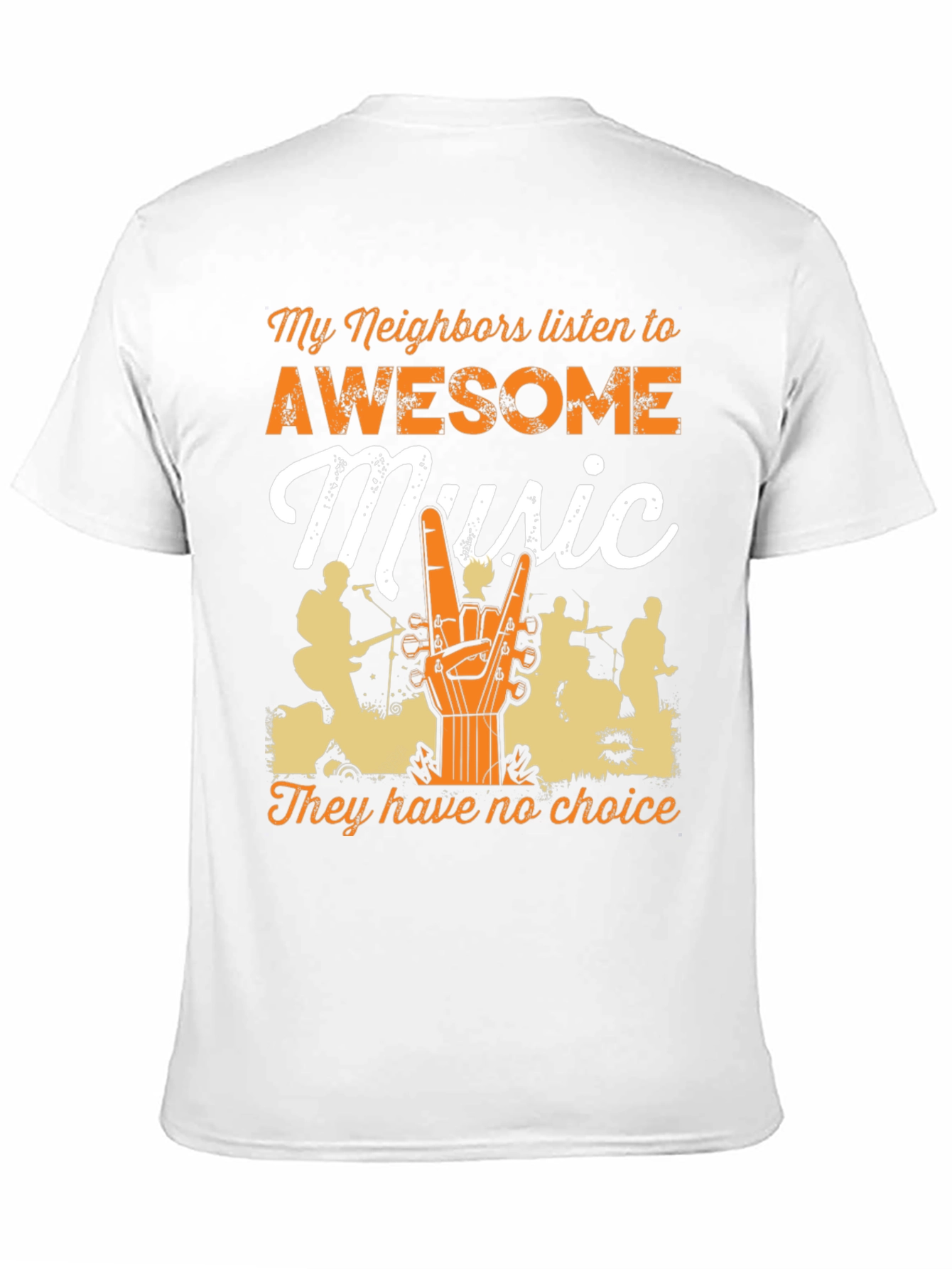 Awesome Music T-Shirt - Funny Neighbor Tee