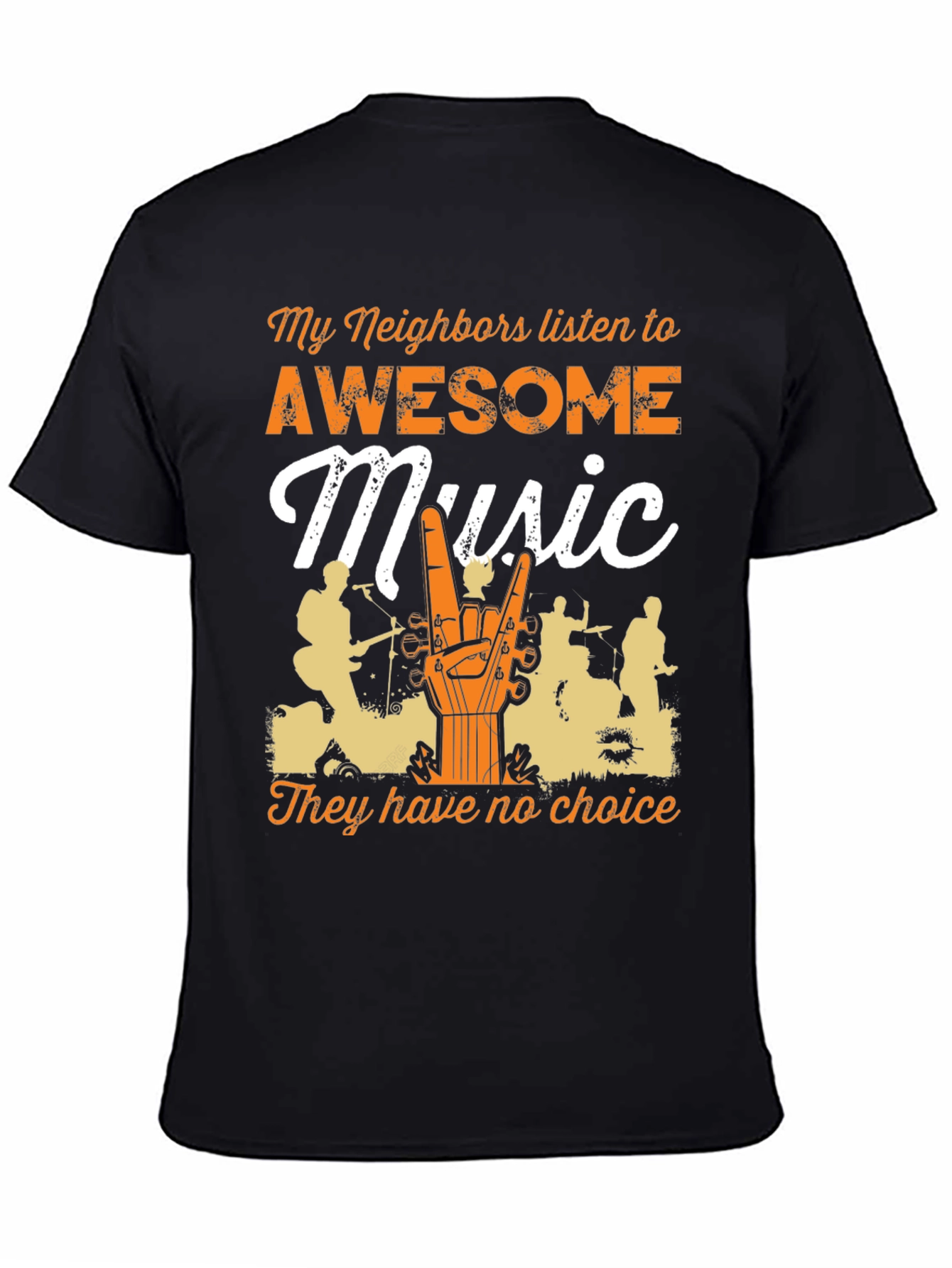 Awesome Music T-Shirt - Funny Neighbor Tee