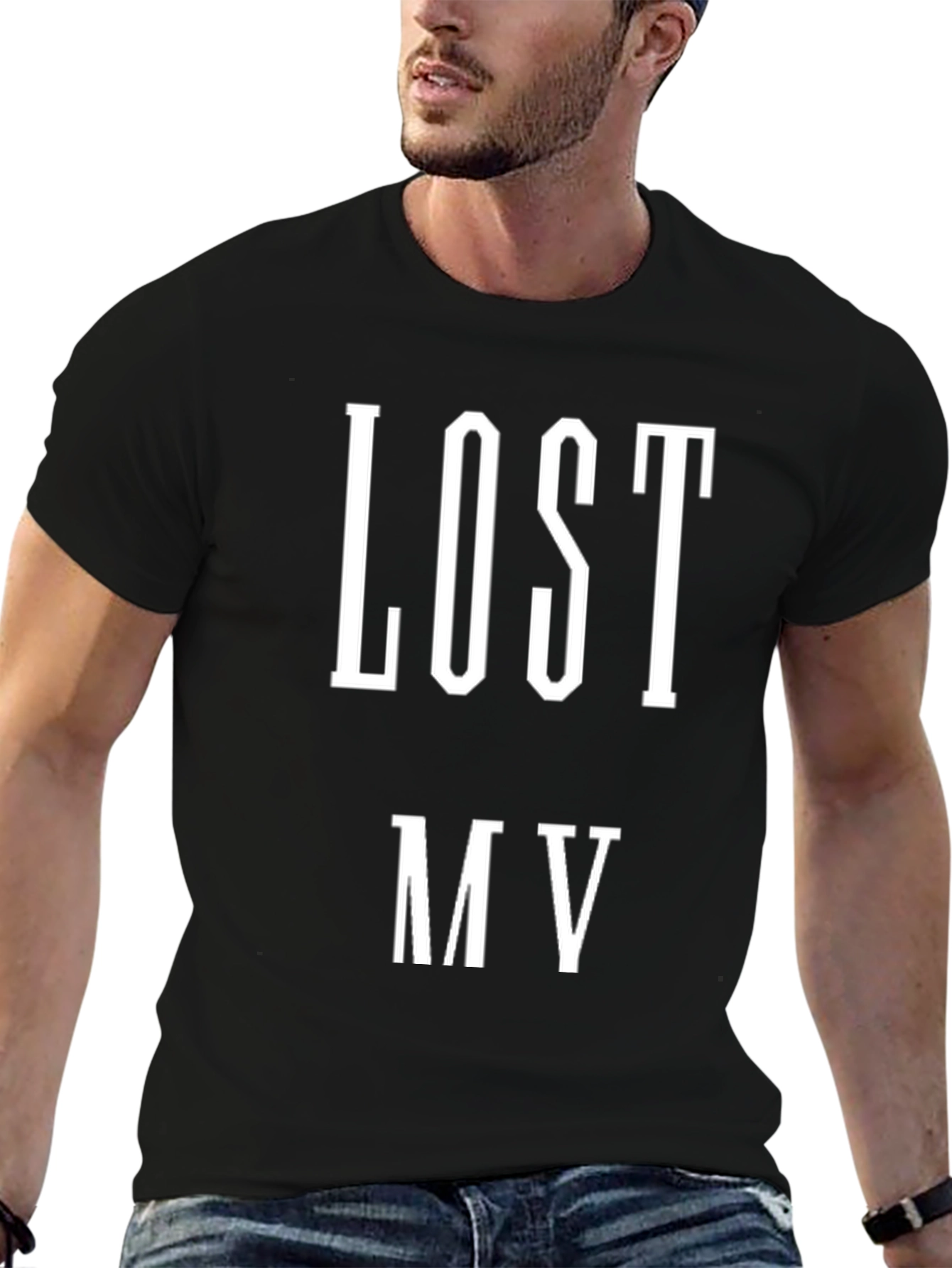 Lost MV Black Graphic Tee - Trendy Casual Wear