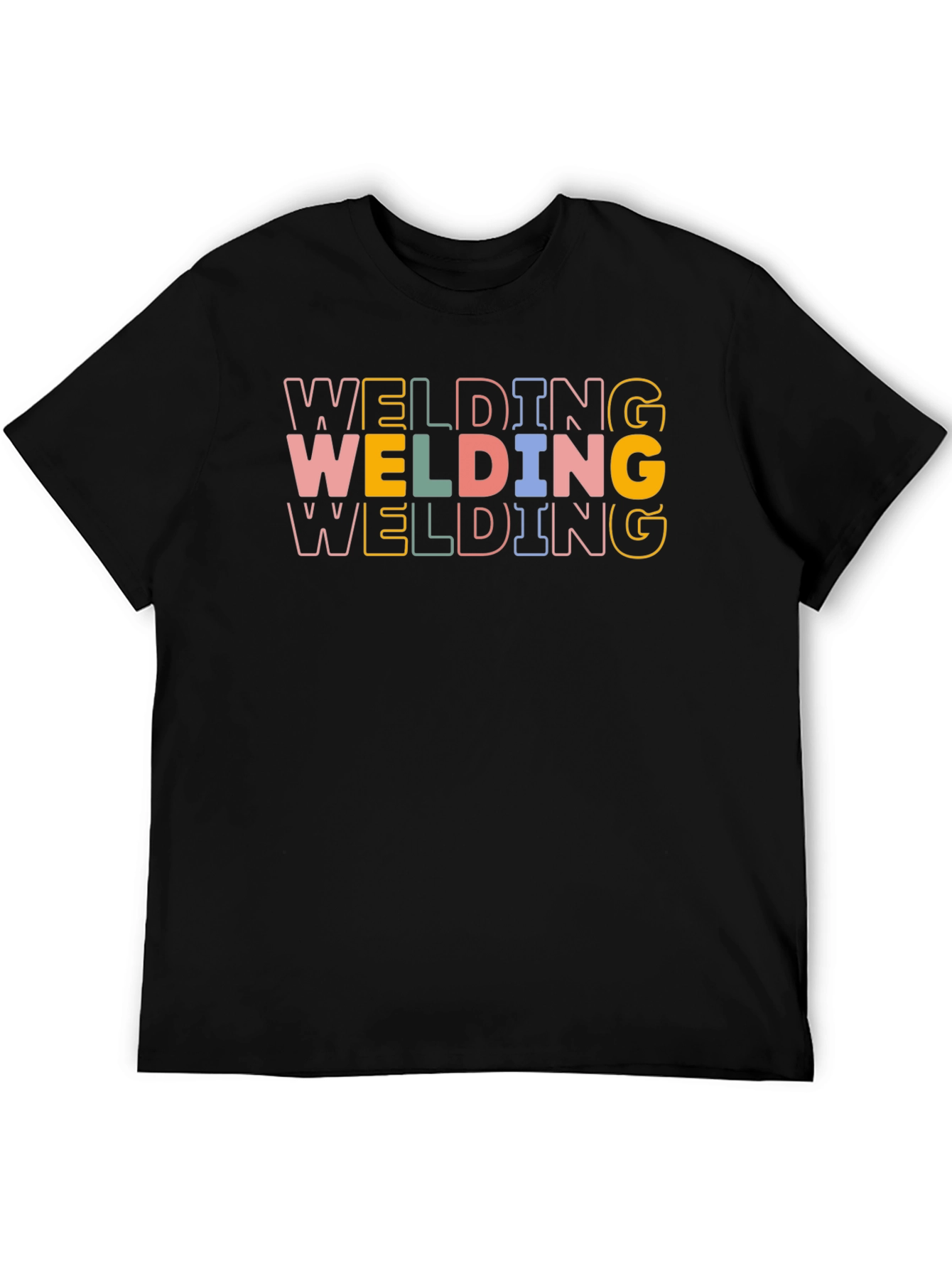 Welding Graphic Tee - Retro Style