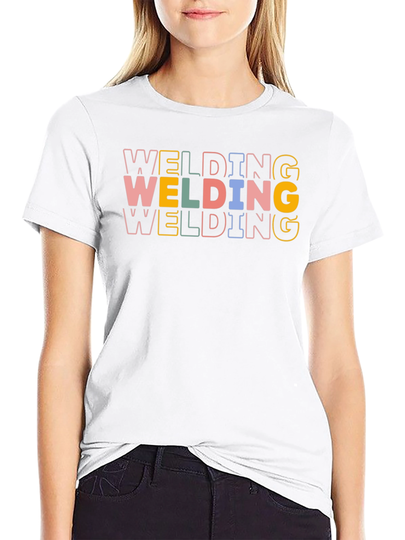 Welding Graphic Tee - Retro Style